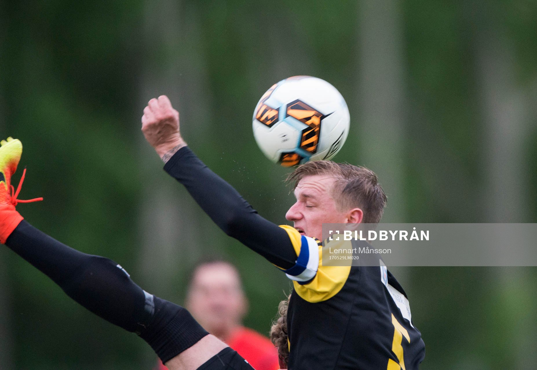 IFK Hässleholms Robin Svedberg-Roth i B-lagsmatchen mellan