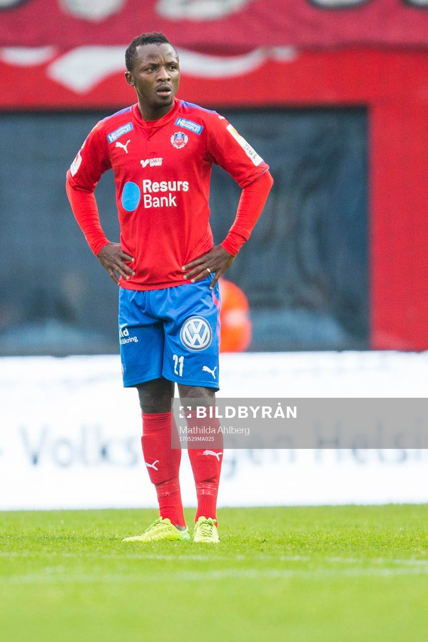 Helsingborgs Monday Samuel deppar