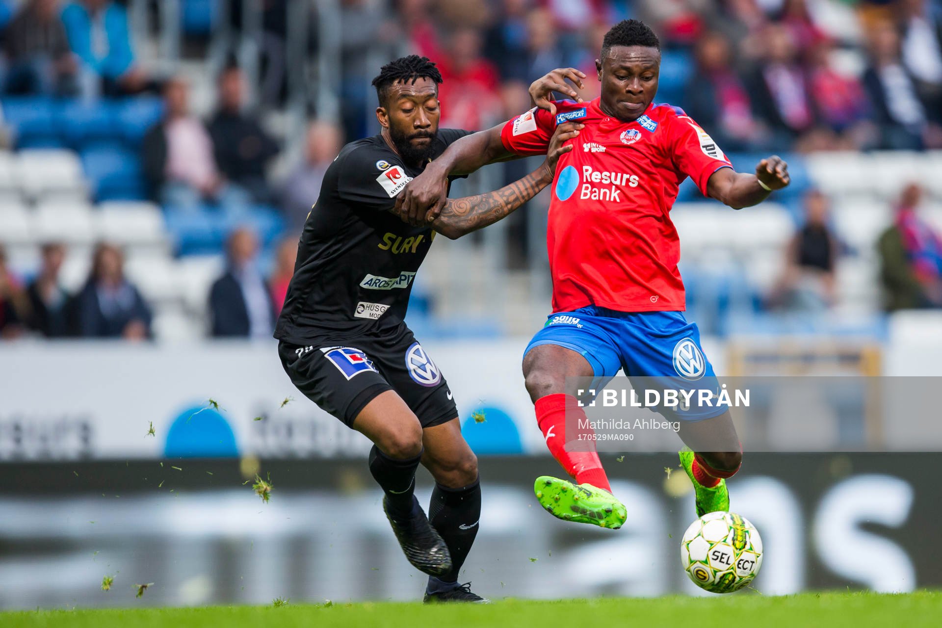 Syrianskas Abdel Rhamane Khalil Diarra och Helsingborgs Oke