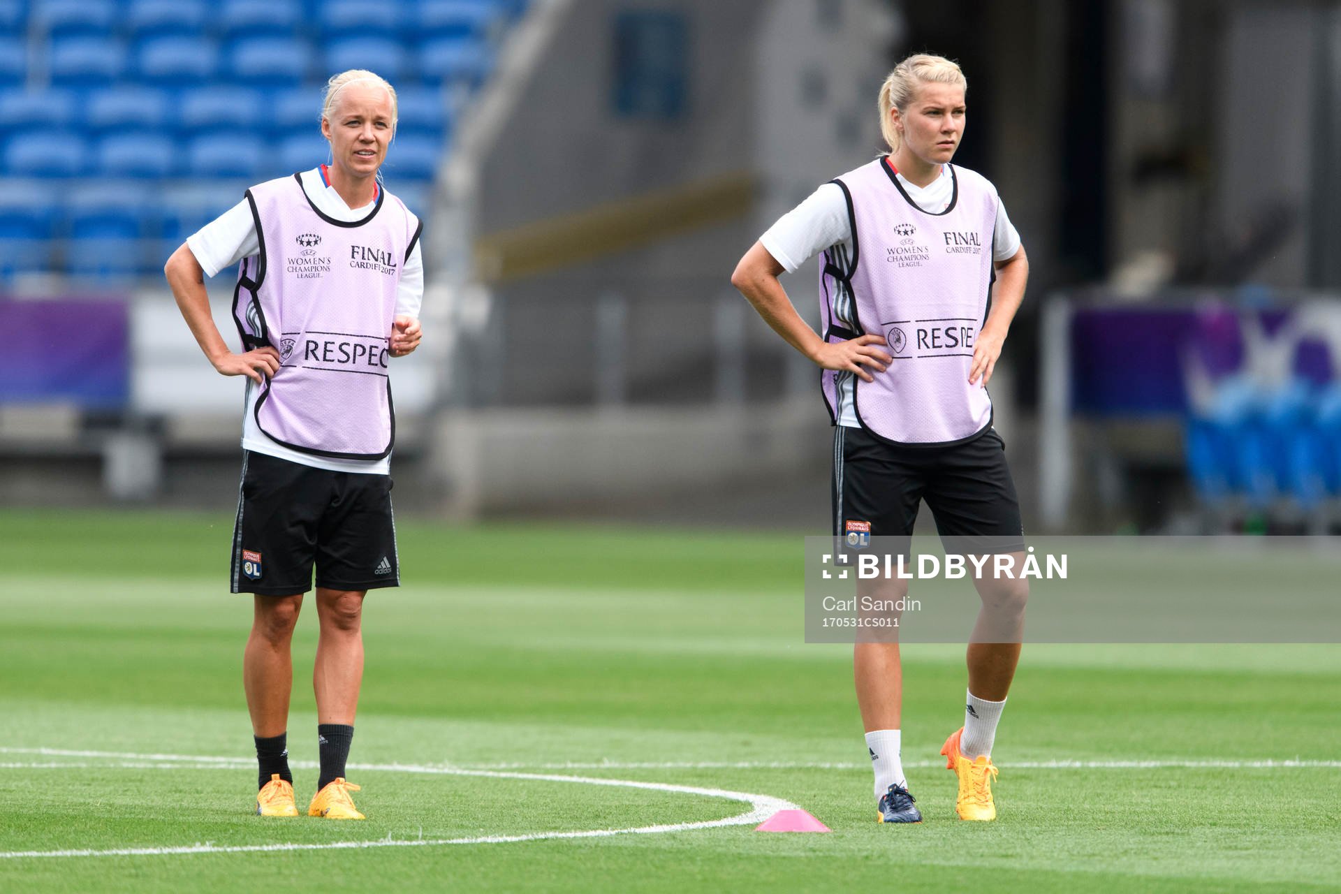 Caroline Seger och Ada Hegerberg