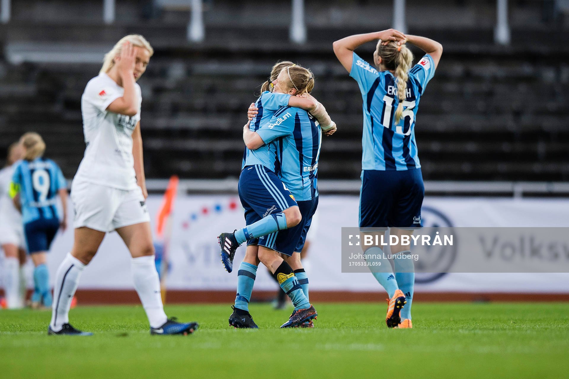 Djurgårdens spelare jublar