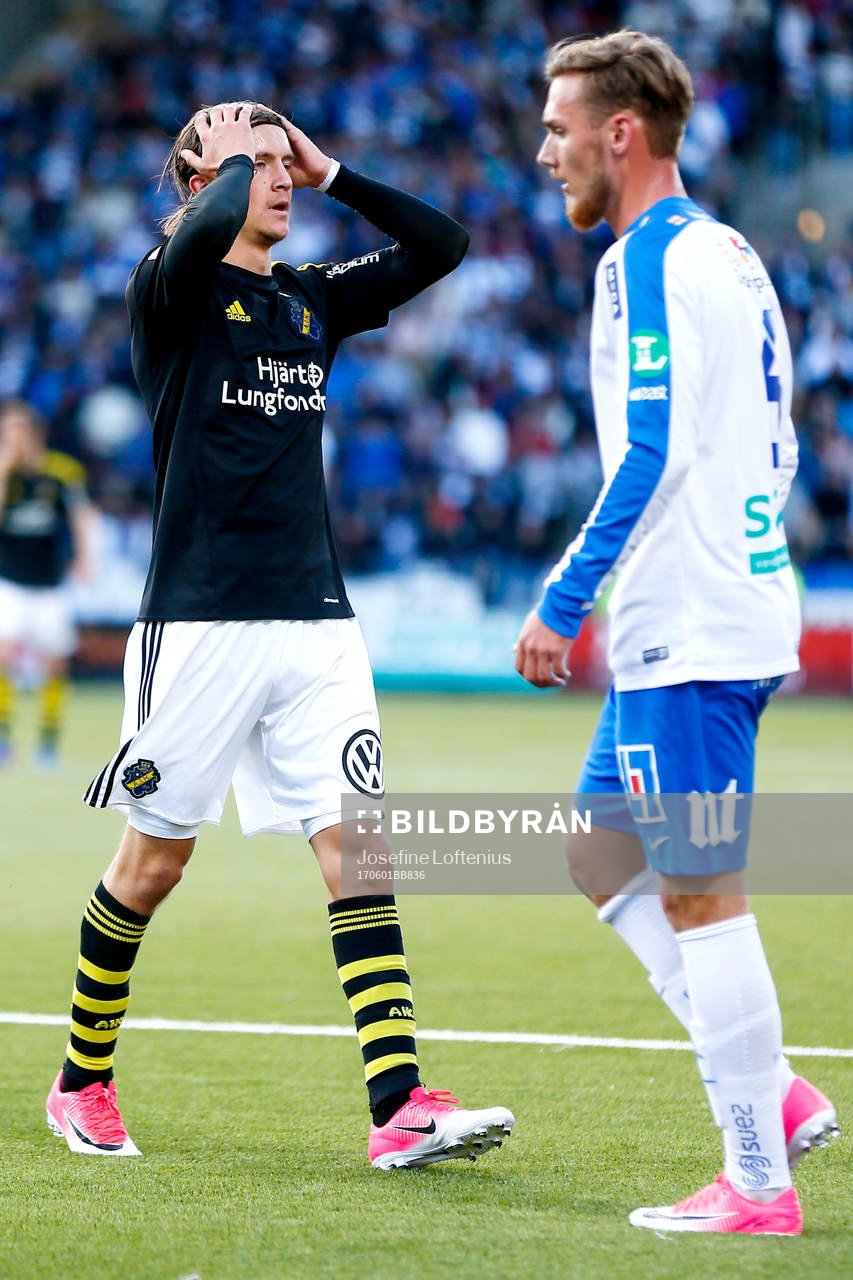 s Kristoffer Olsson och Norrköpings Linus Wahlqvist