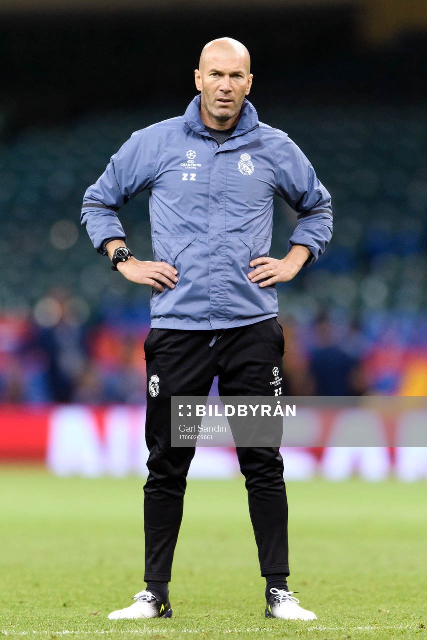  Tränare Zinedine Zidane