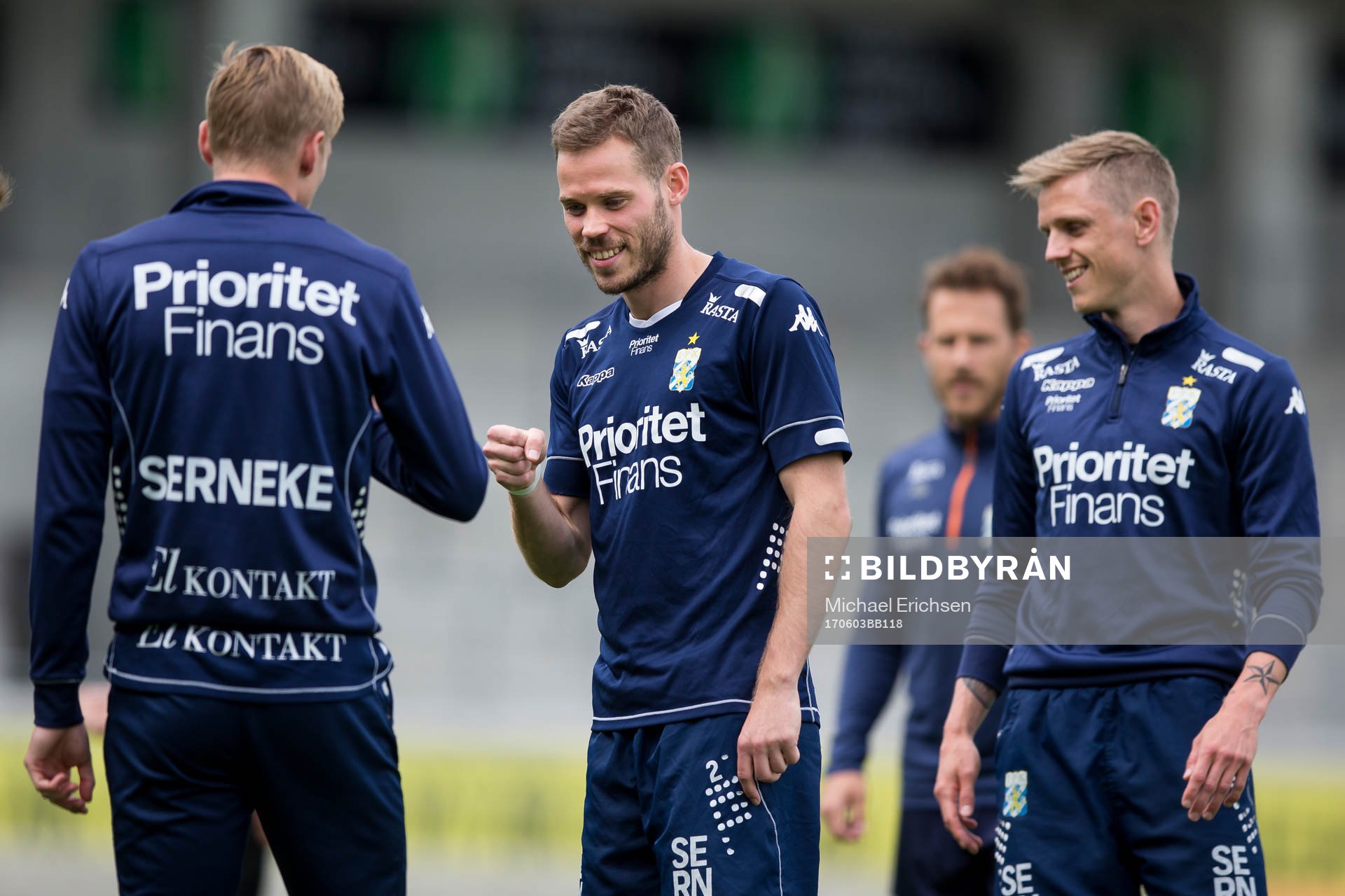 IFK Göteborgs Sebastian Eriksson och Emil Salomonsson