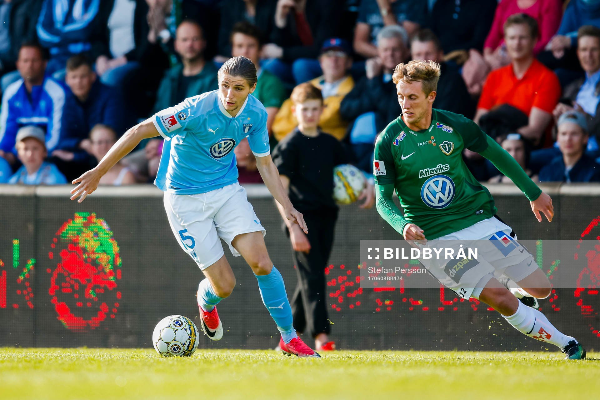 Malmö FFs Pawel Cibicki och Jönköpings Jesper Svensson