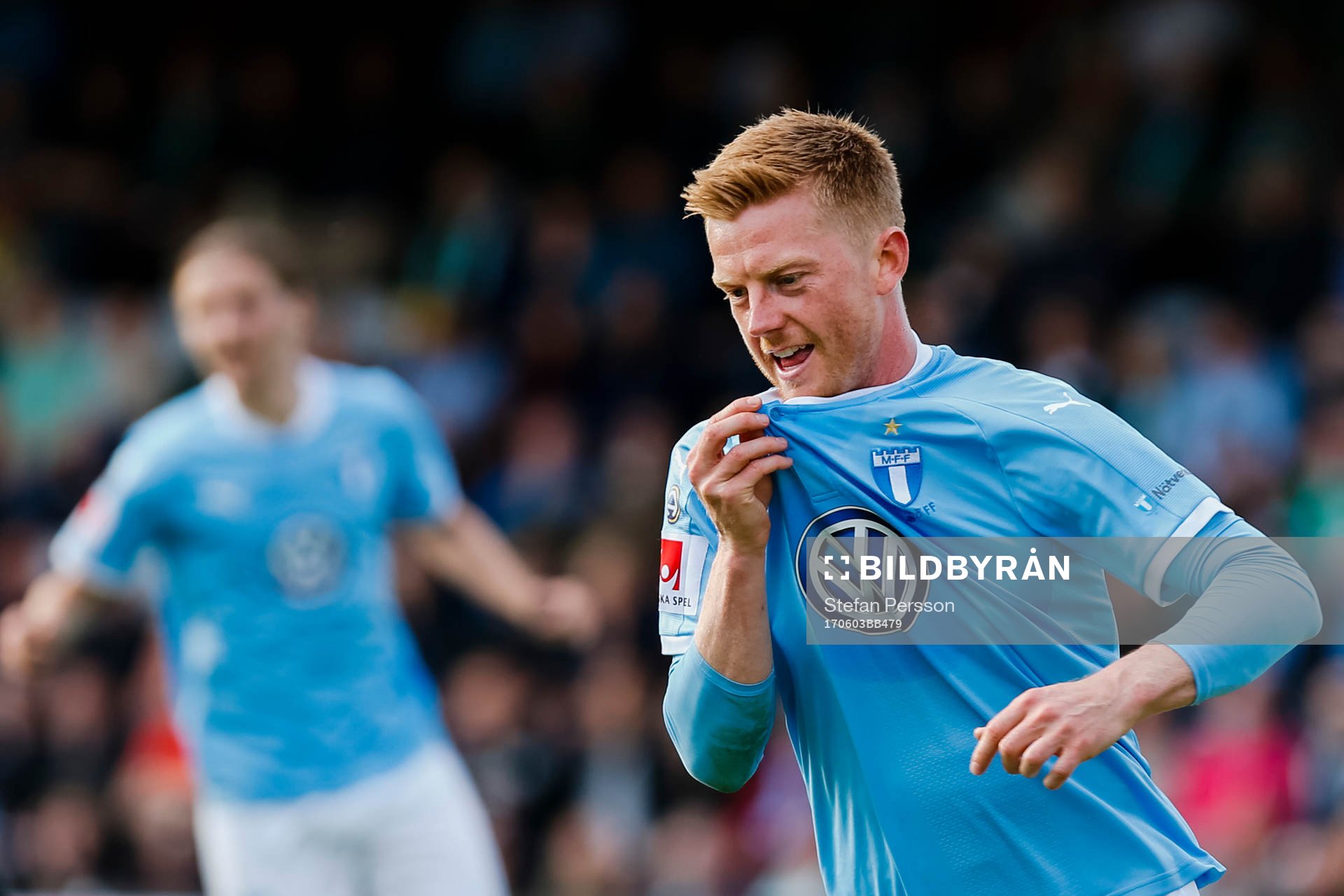 Malmö FFs Anders Christiansen jublar