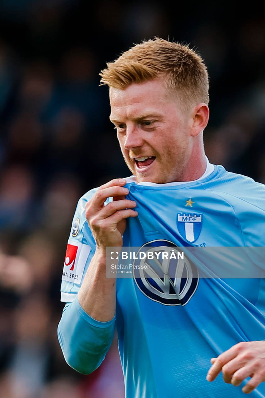 Malmö FFs Anders Christiansen jublar