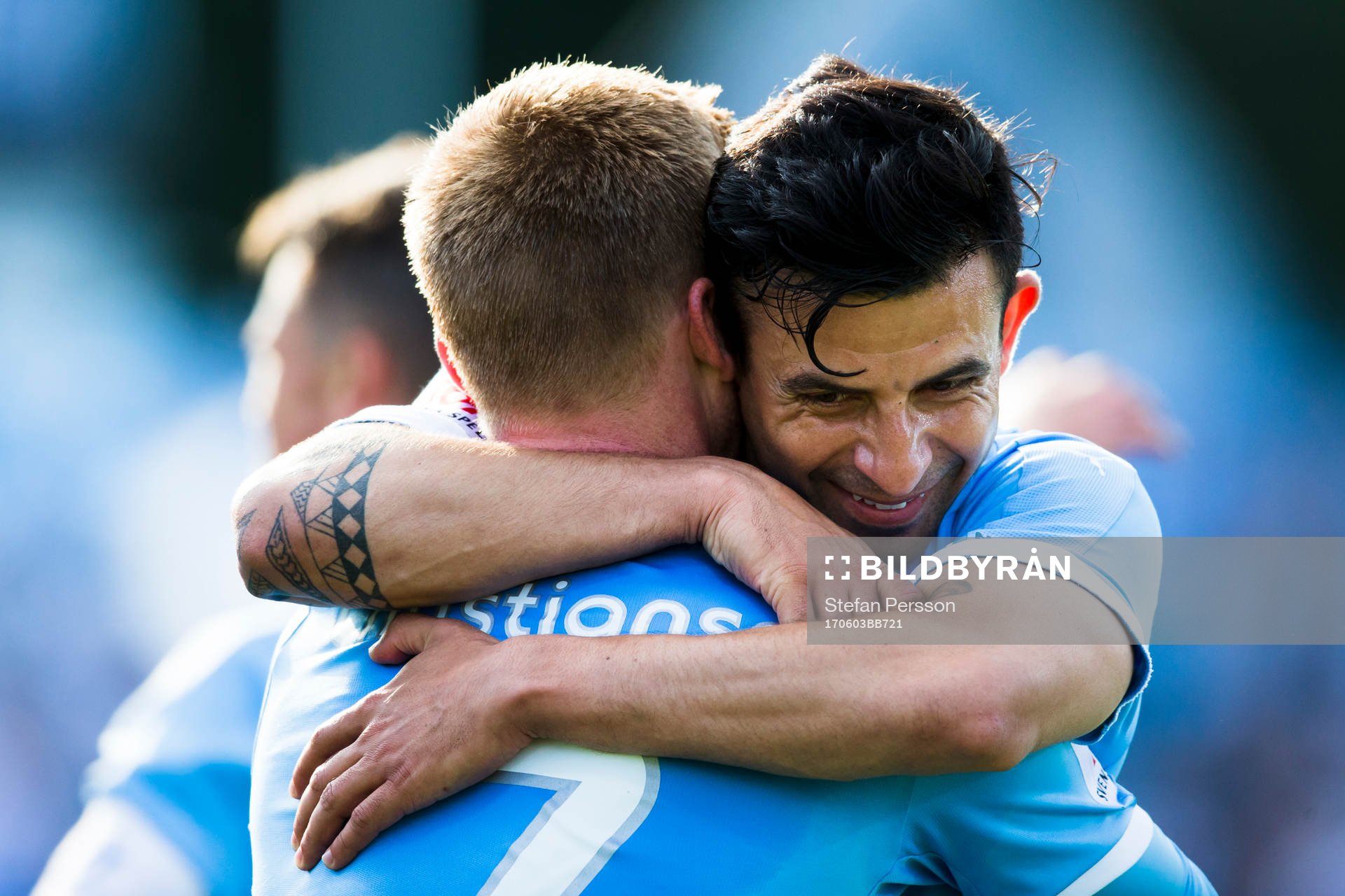 Malmö FFs Anders Christiansen och Malmö FFs Behrang