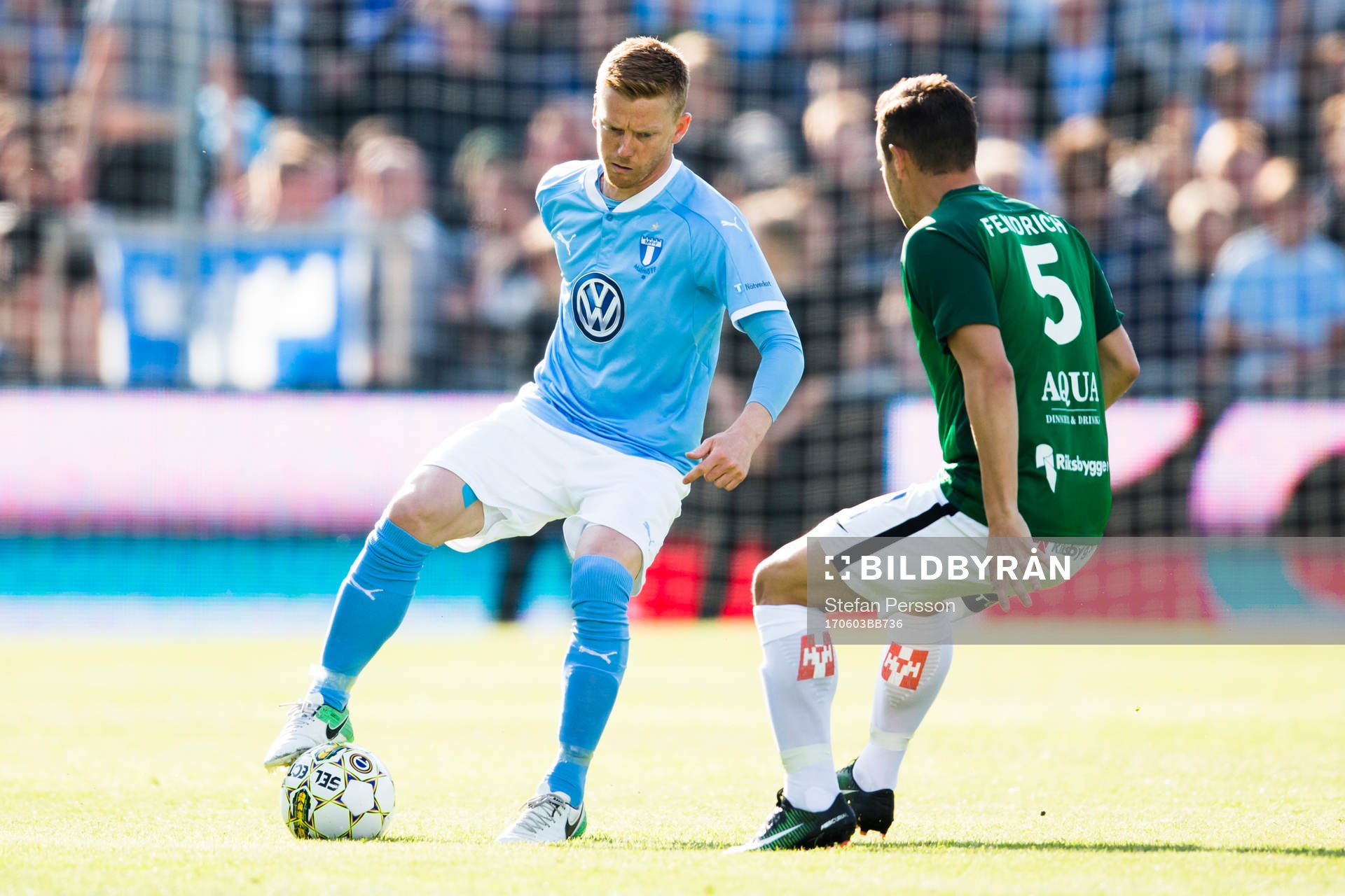 Malmö FFs Anders Christiansen mot Jönköpings Fredric
