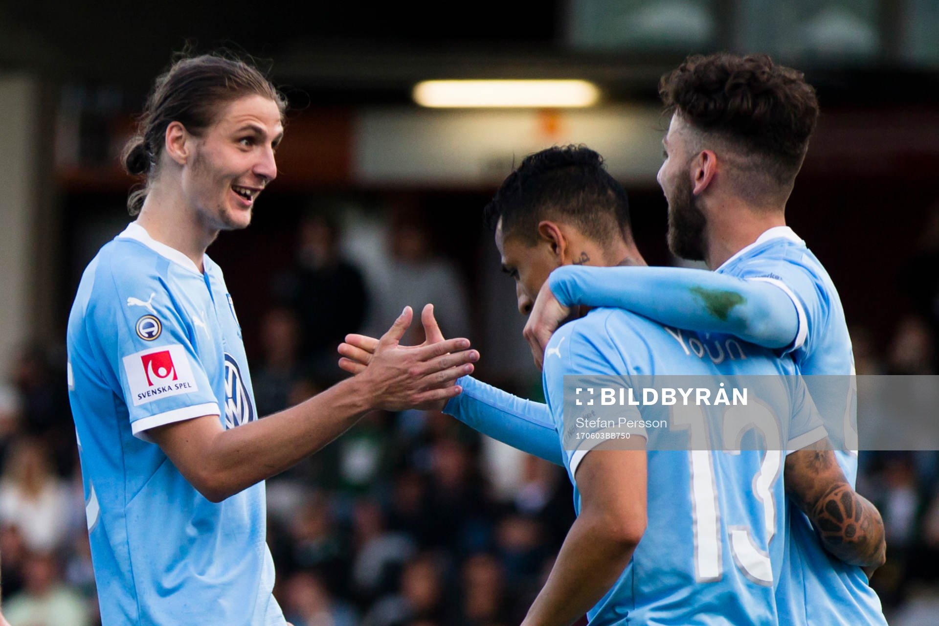 Malmö FFs Pawel Cibicki, Yoshimar Yotún och Erdal Rakip