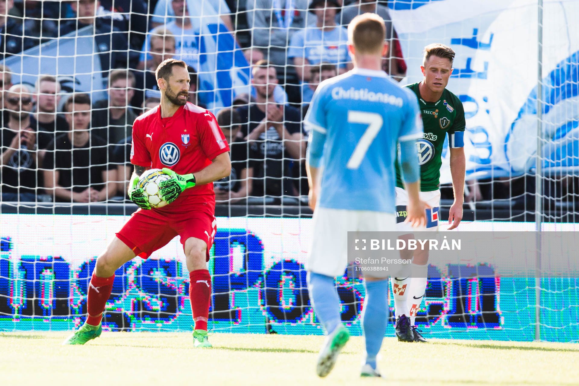 Malmö FFs målvakt Johan Wiland