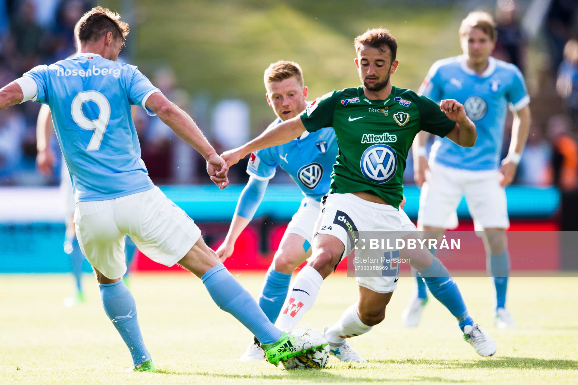 Malmö FFs Markus Rosenberg och Anders Christiansen