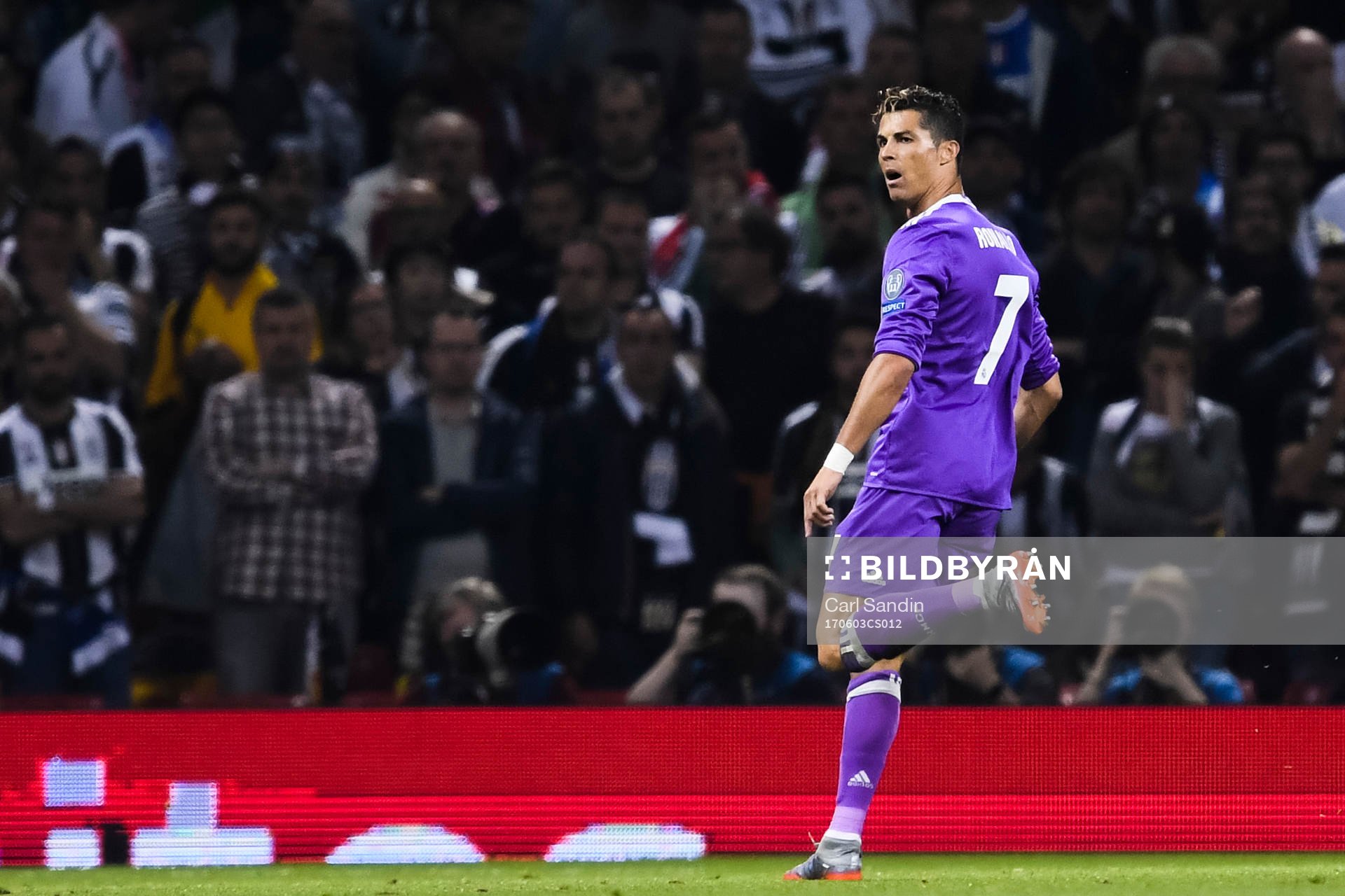 Real Madrids Cristiano Ronaldo jublar