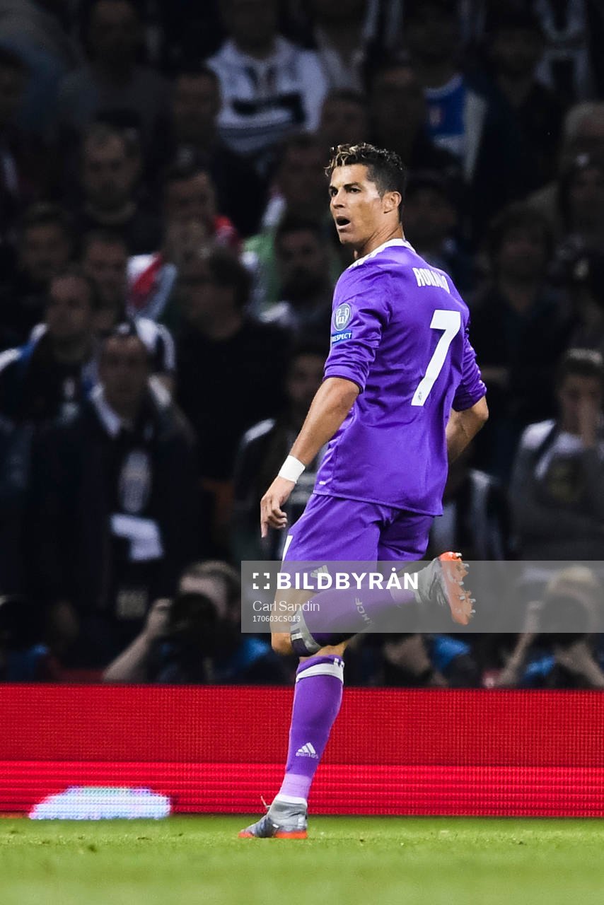 Real Madrids Cristiano Ronaldo jublar