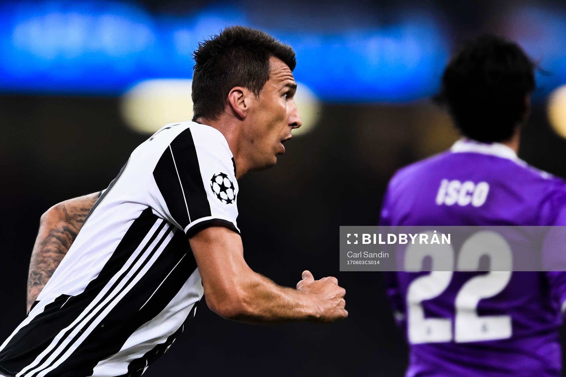 Juventus Mario Mandzukic jublar