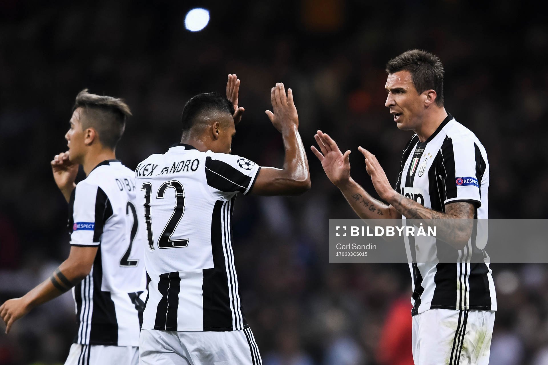 Juventus Mario Mandzukic jublar