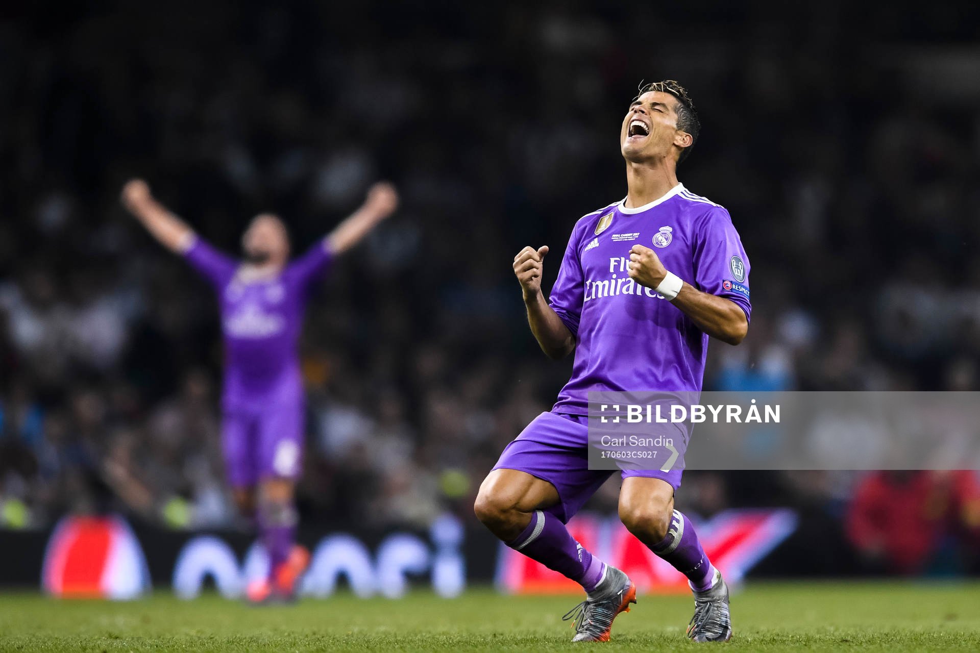 Real Madrids Cristiano Ronaldo jublar