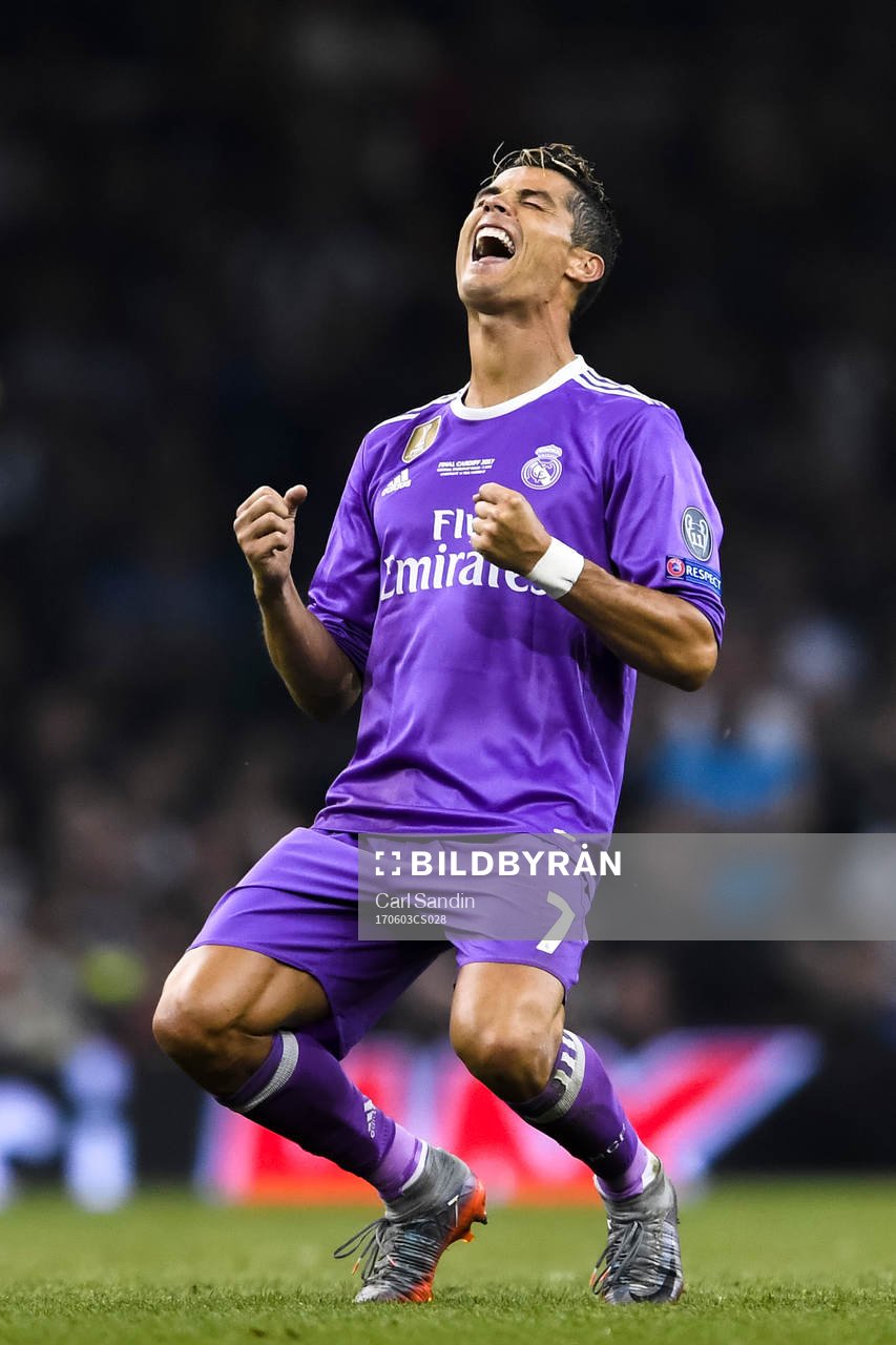 Real Madrids Cristiano Ronaldo jublar