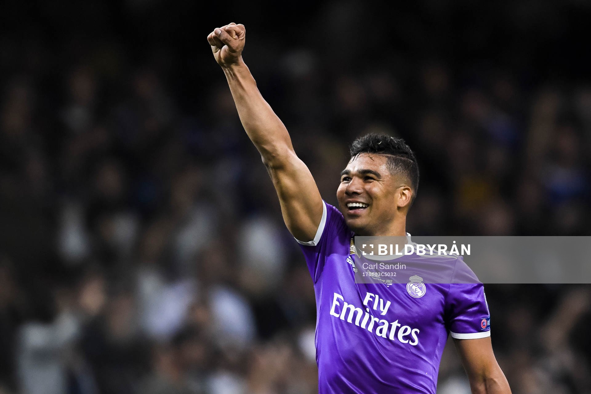 Real Madrids Casemiro  jublar
