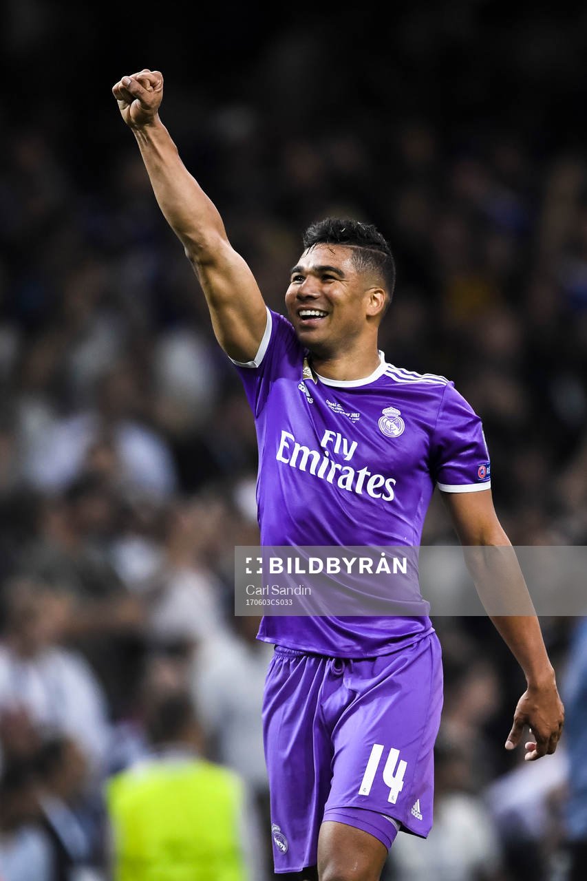 Real Madrids Casemiro  jublar