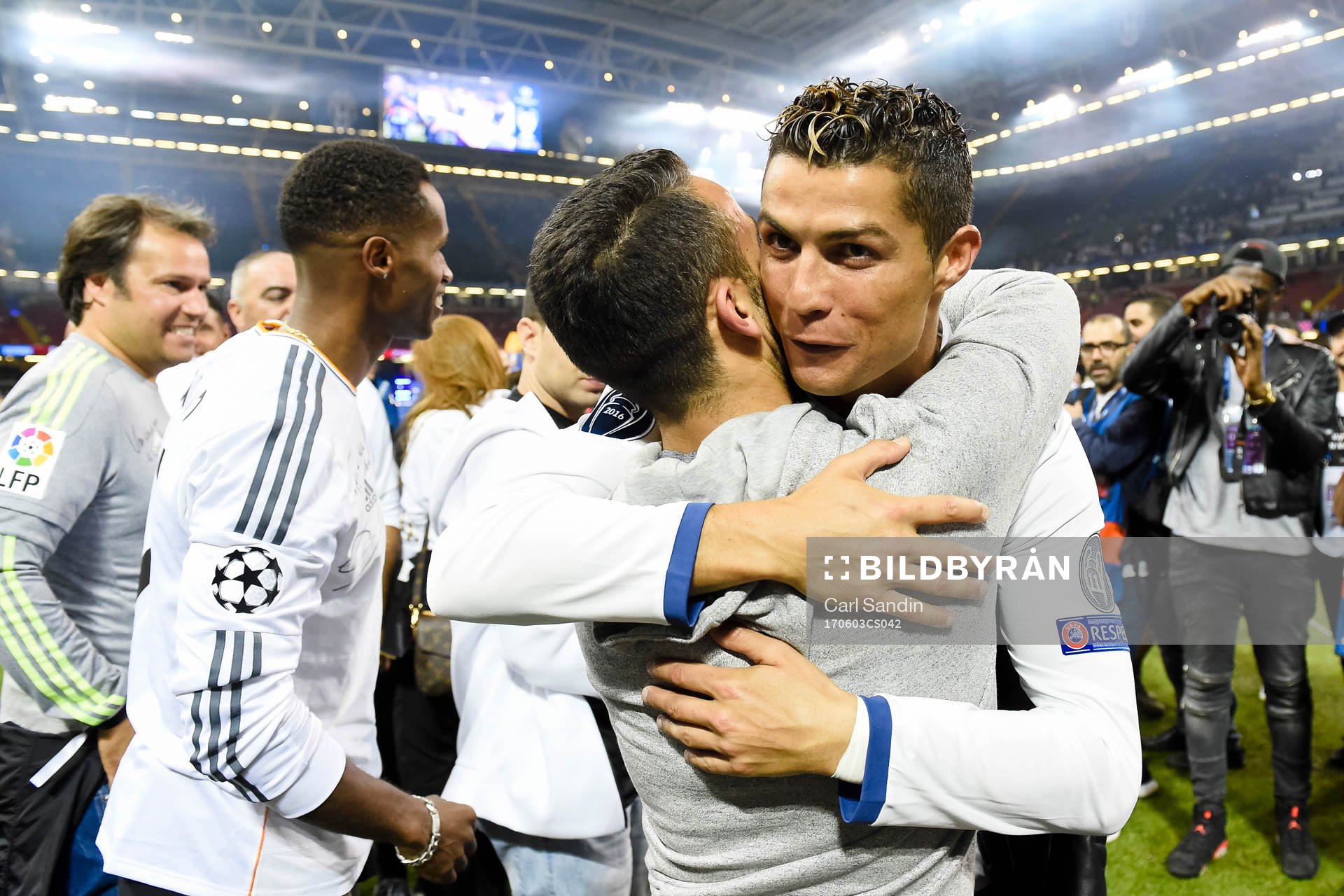 Real Madrids Cristiano Ronaldo jublar
