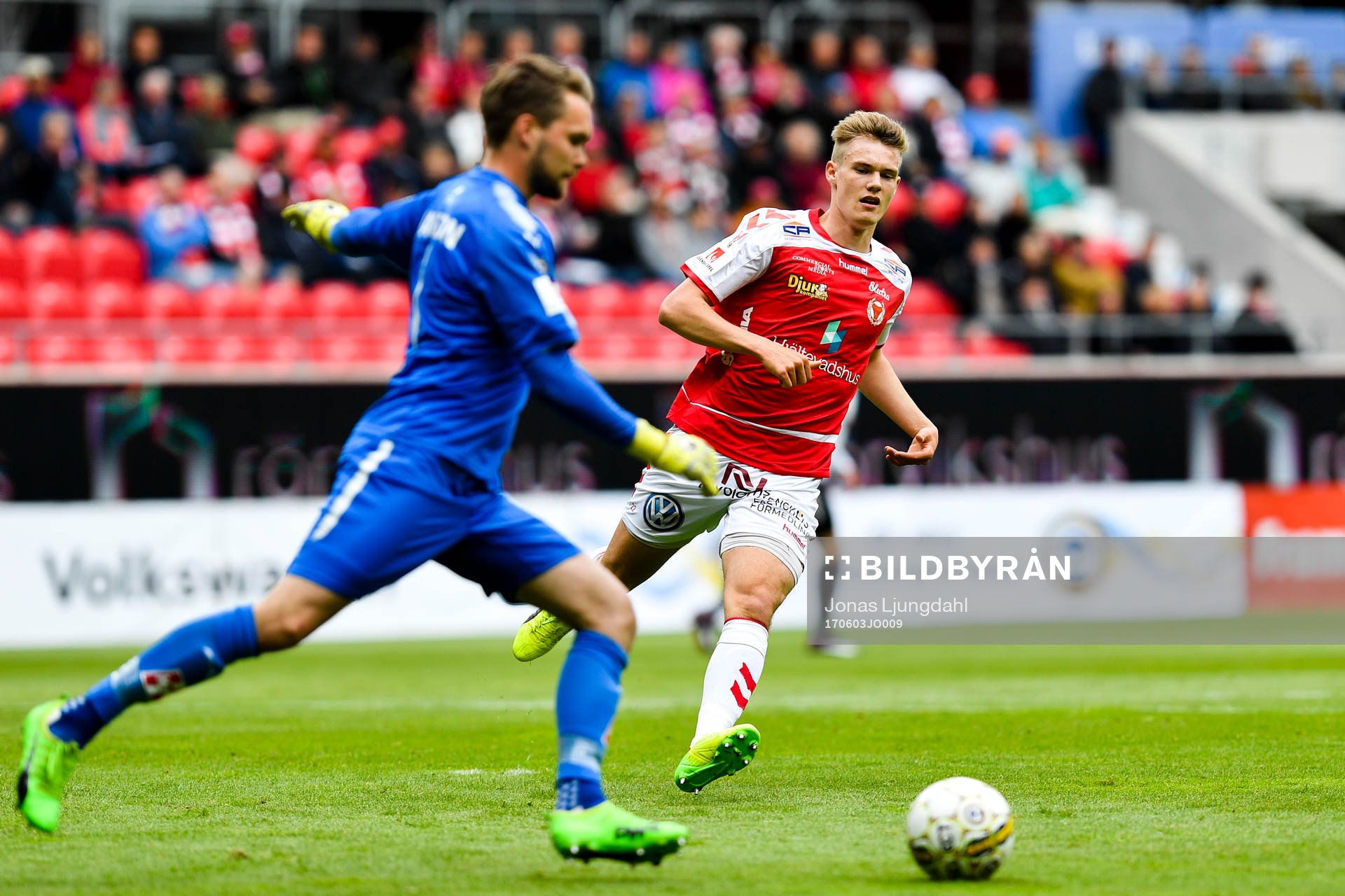 Örebros målvakt Oscar Jansson och Kalmars Svante Ingelsson