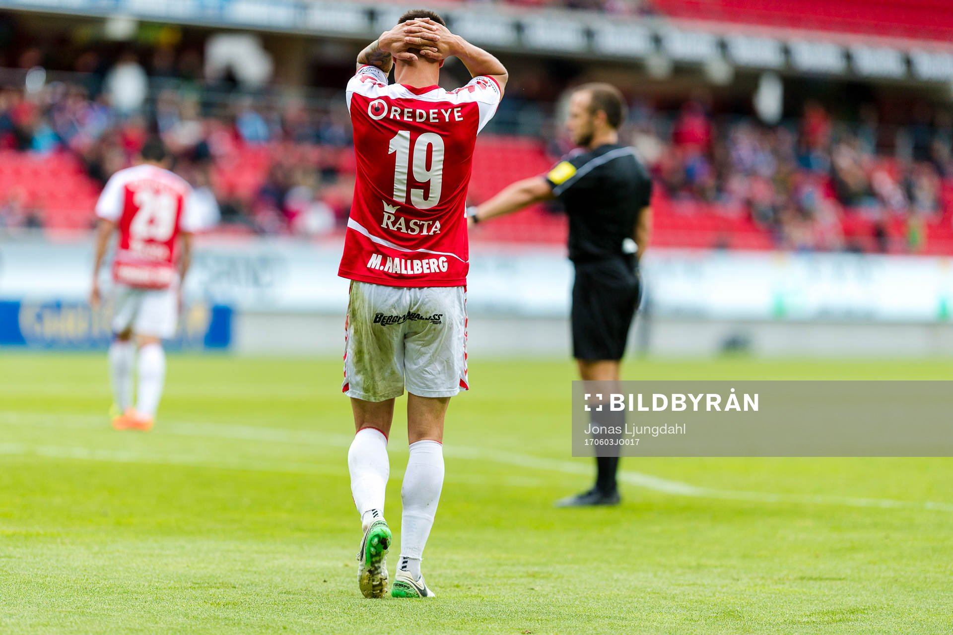 Kalmars Melker Hallberg deppar