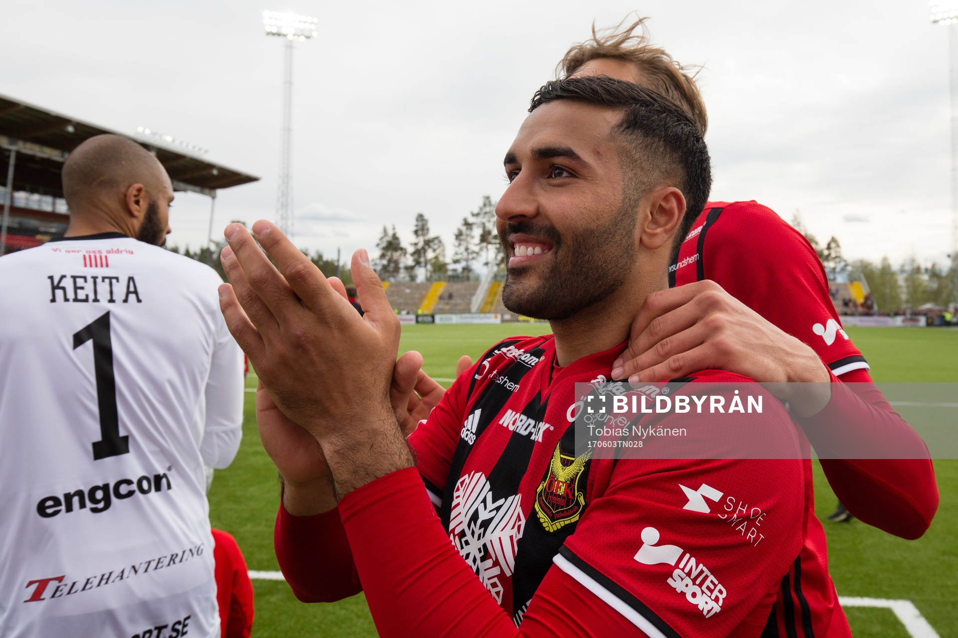 Östersunds Saman Ghoddos hyllas av publiken