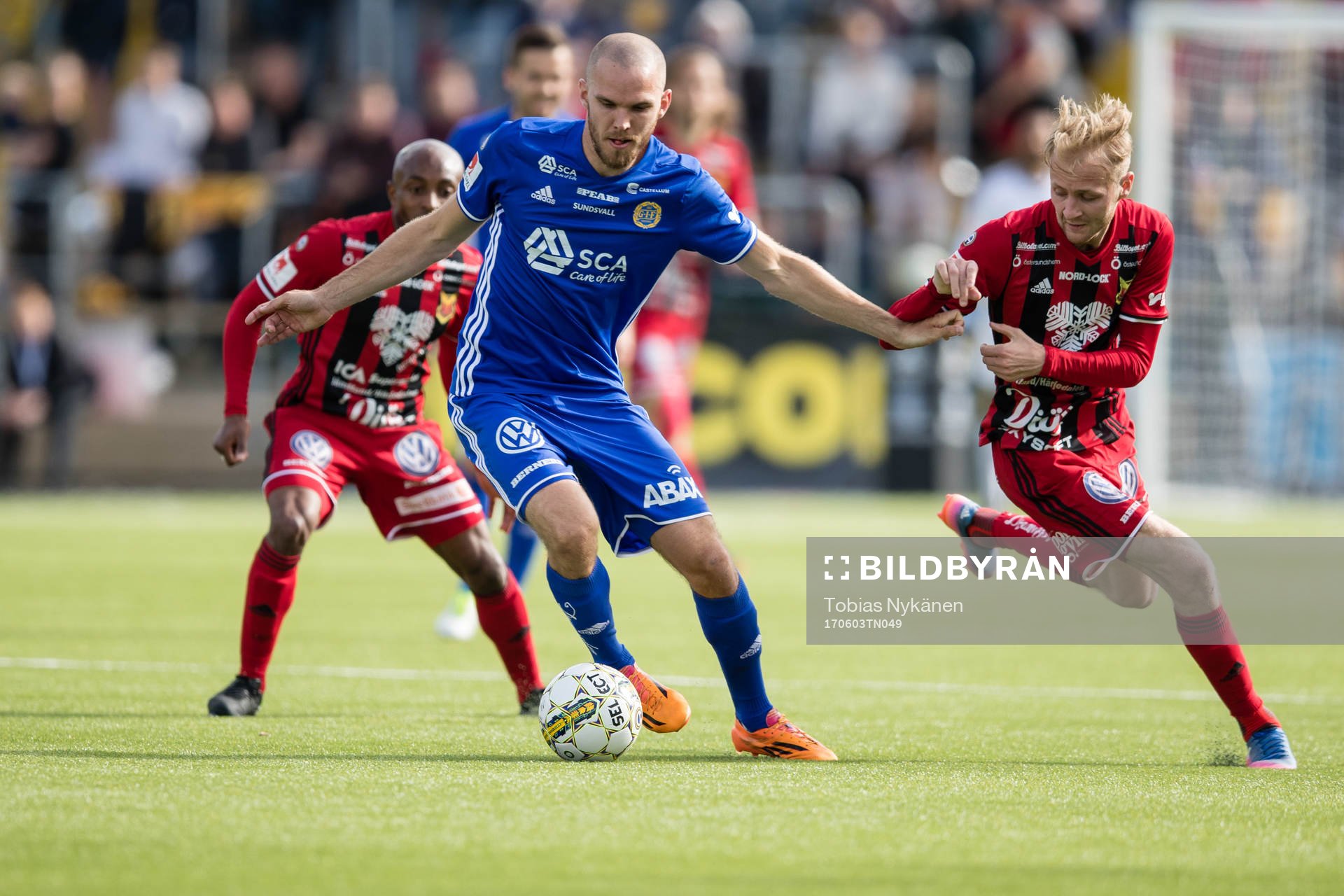 Sundsvalls Marcus Danielson mot Östersunds Curtis Edwards