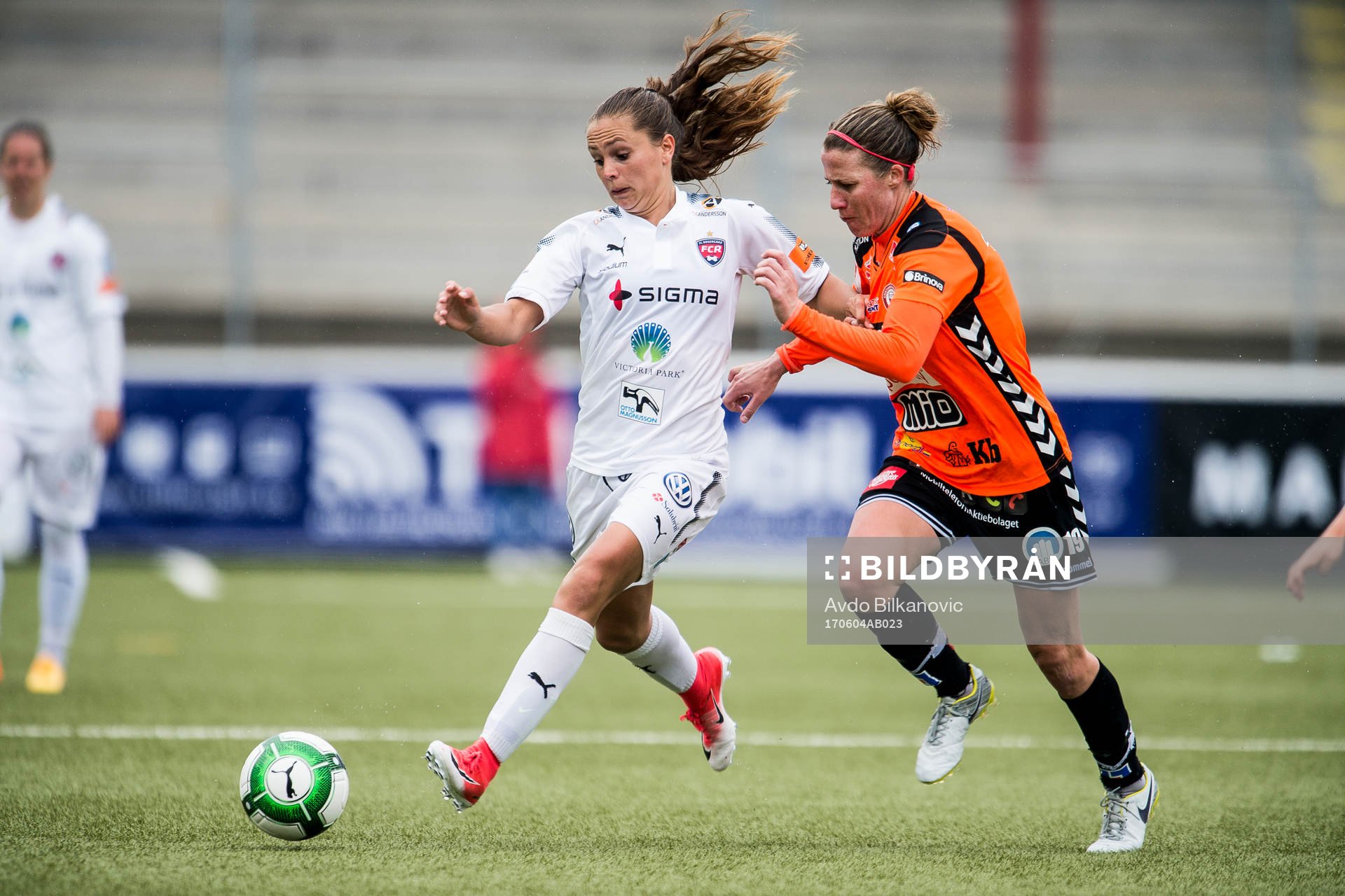 Rosengårds Lieke Martens och Kristianstads Rebecca Edwards