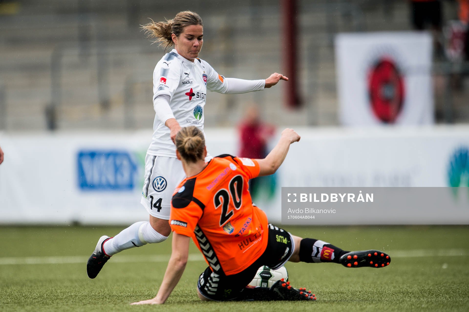 Rosengårds Hanna Folkesson och Kristianstads Mia Carlsson
