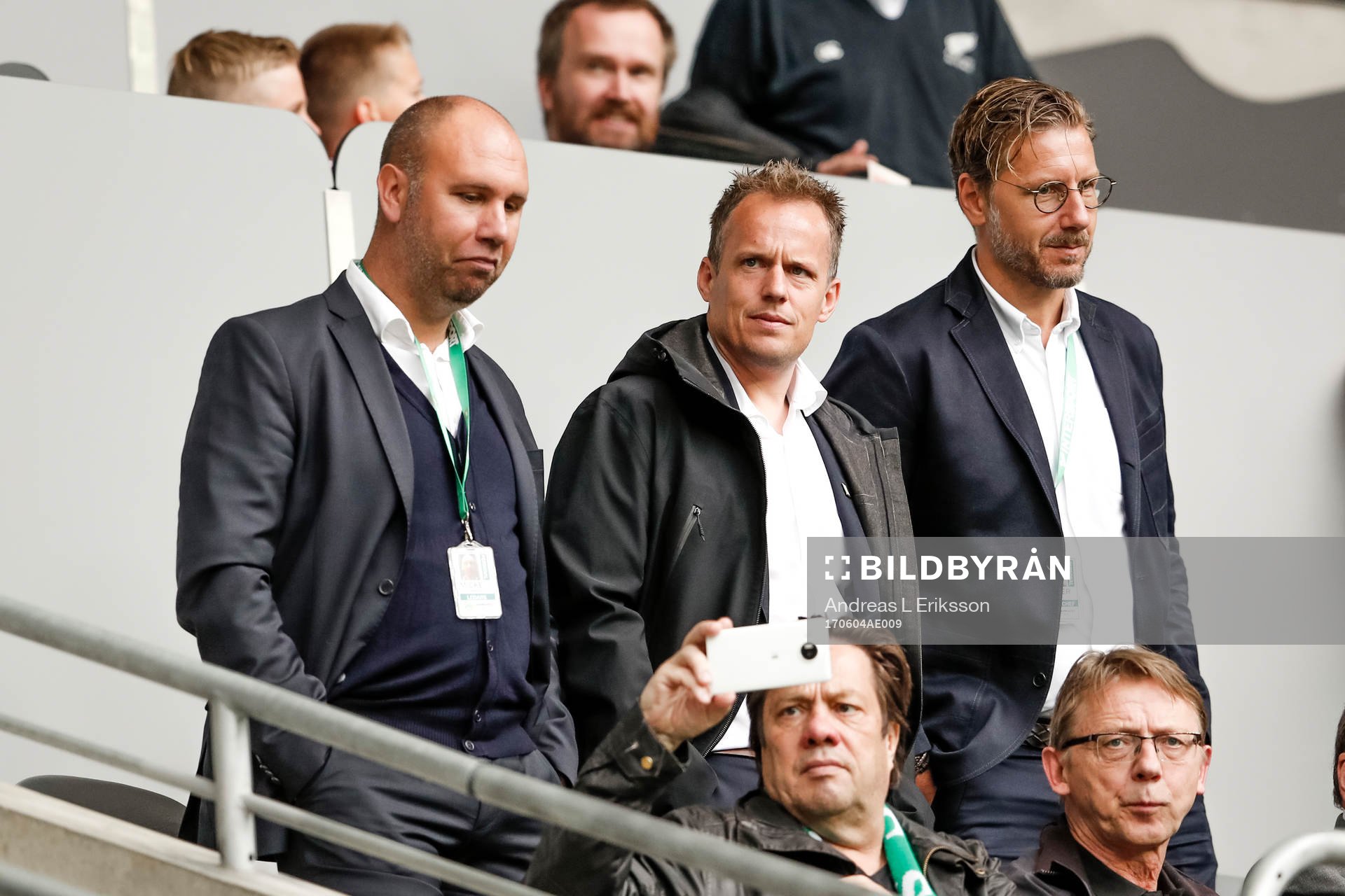 Hammarbys tränare Jakob Michelsen och Sportchef Jesper