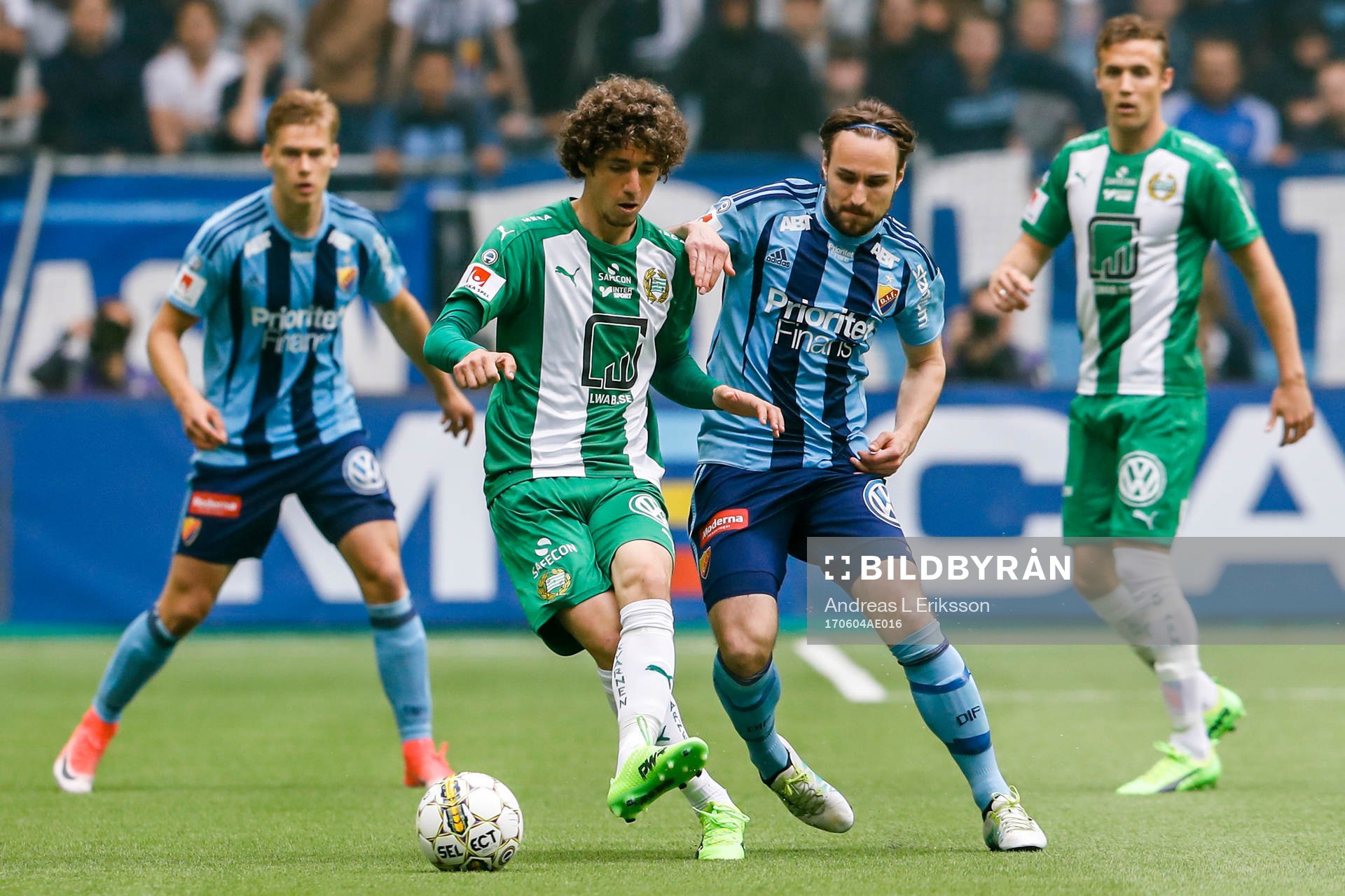 Hammarbys Romulo Cabral Pereira Pinto och Djurgårdens