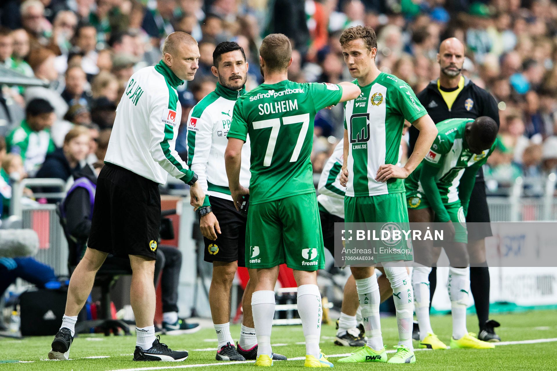 Hammarbys assisterande tränare Stefan Billborn och
