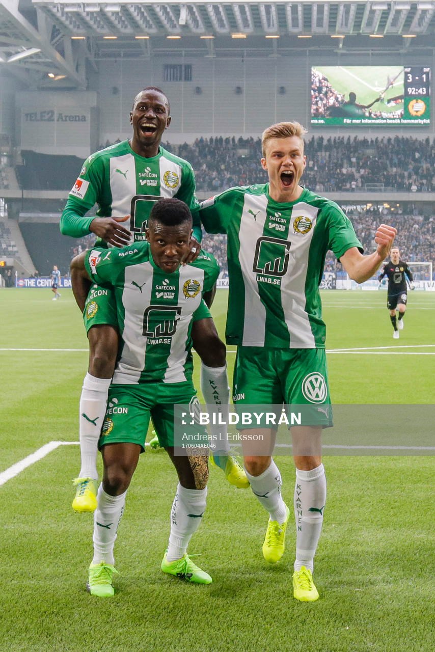 Hammarbys Pa Amat Dibba , Joseph Aidoo och Marcus Degerlund
