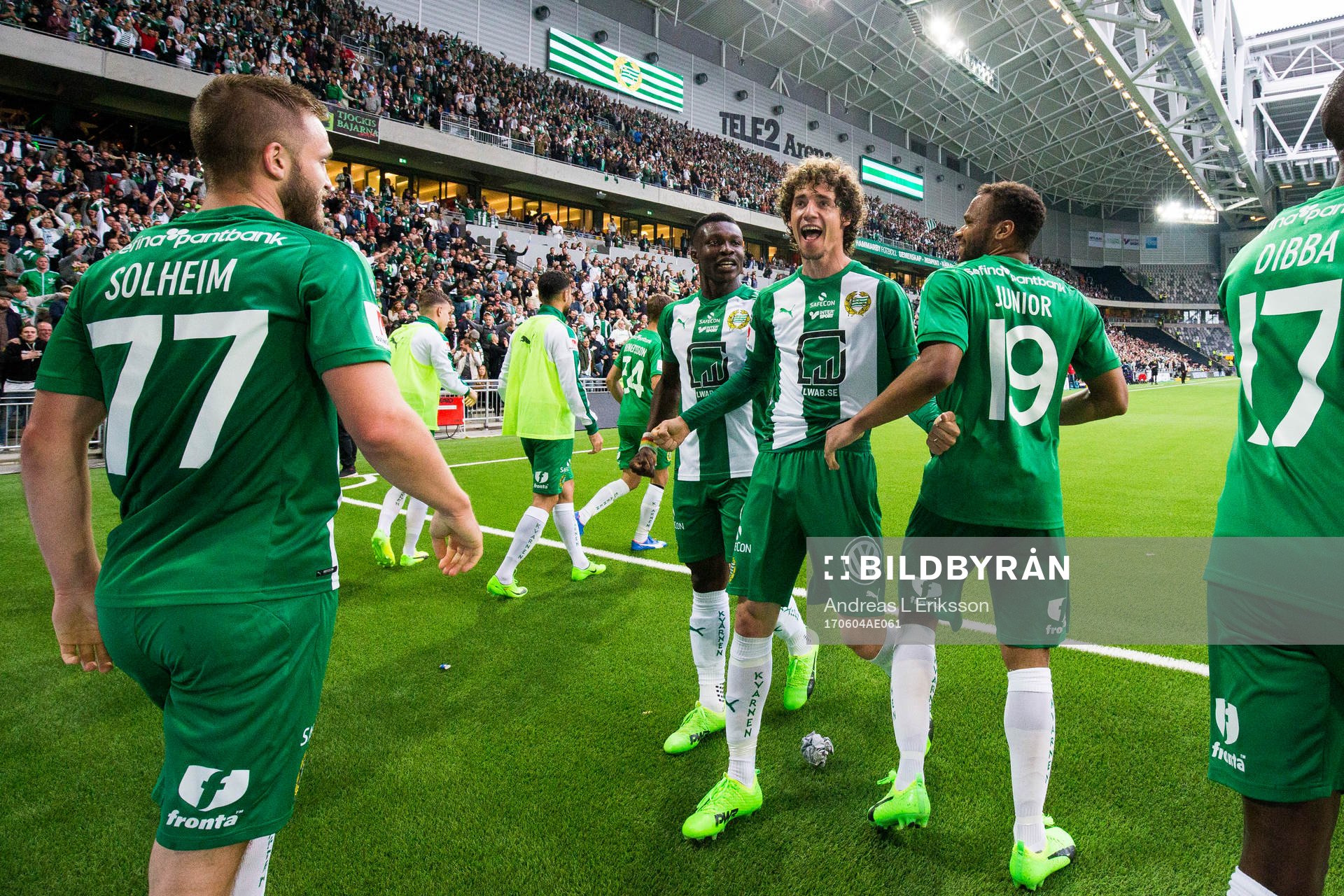 Hammarbys Romulo Cabral Pereira Pinto jublar fetr att ha