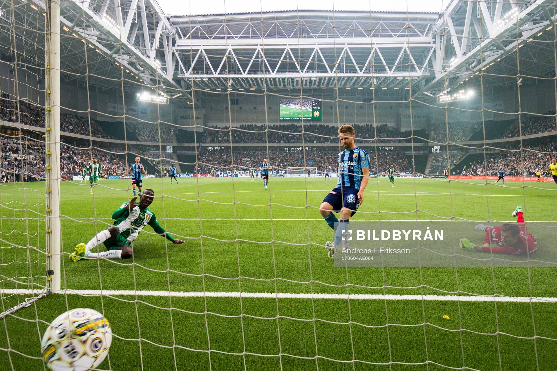 Hammarbys Pa Amat Dibba gör 3-1 framför ögonen på
