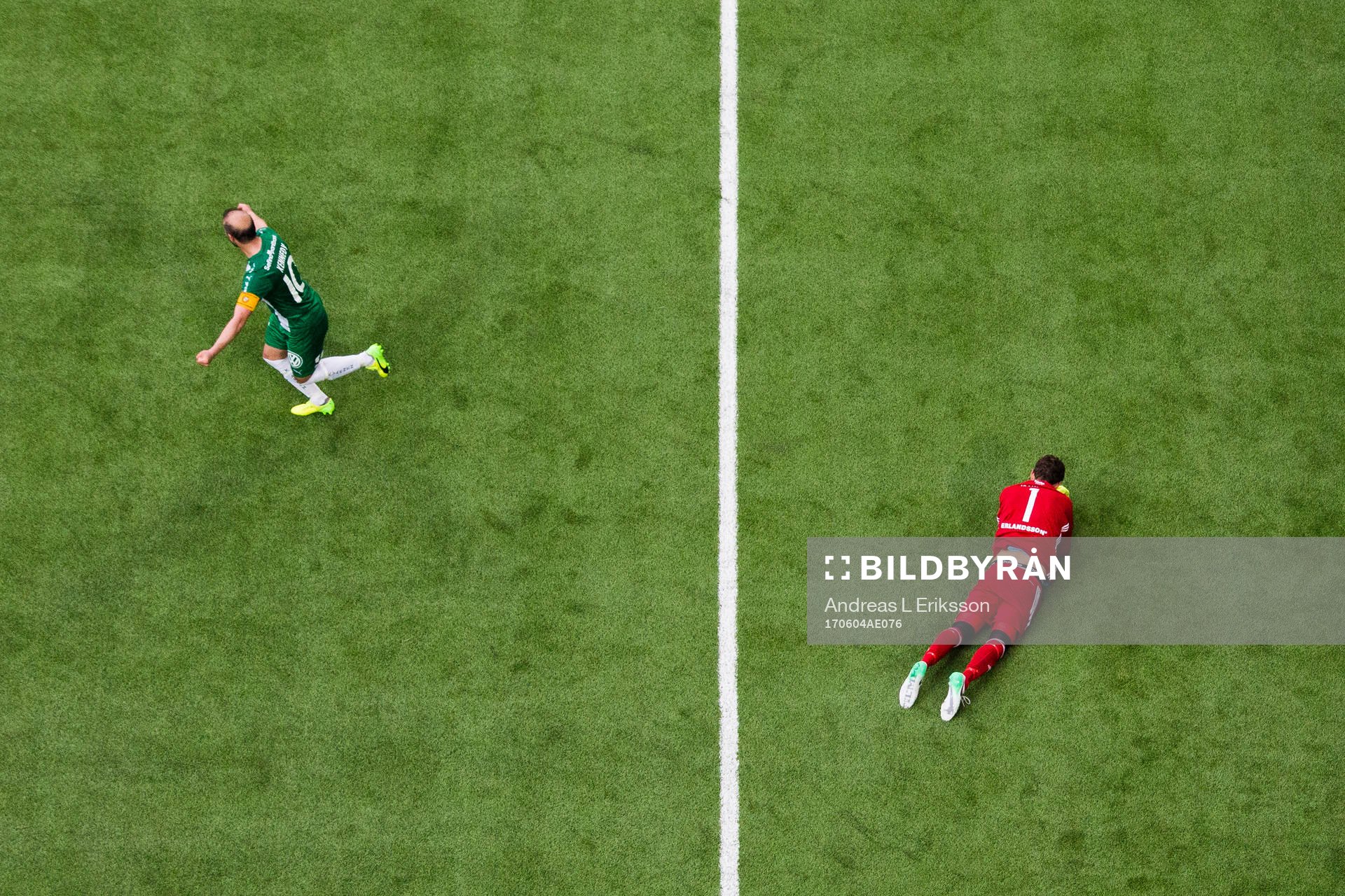 Hammarbys Kennedy Bakircioglu jublar och Djurgårdens