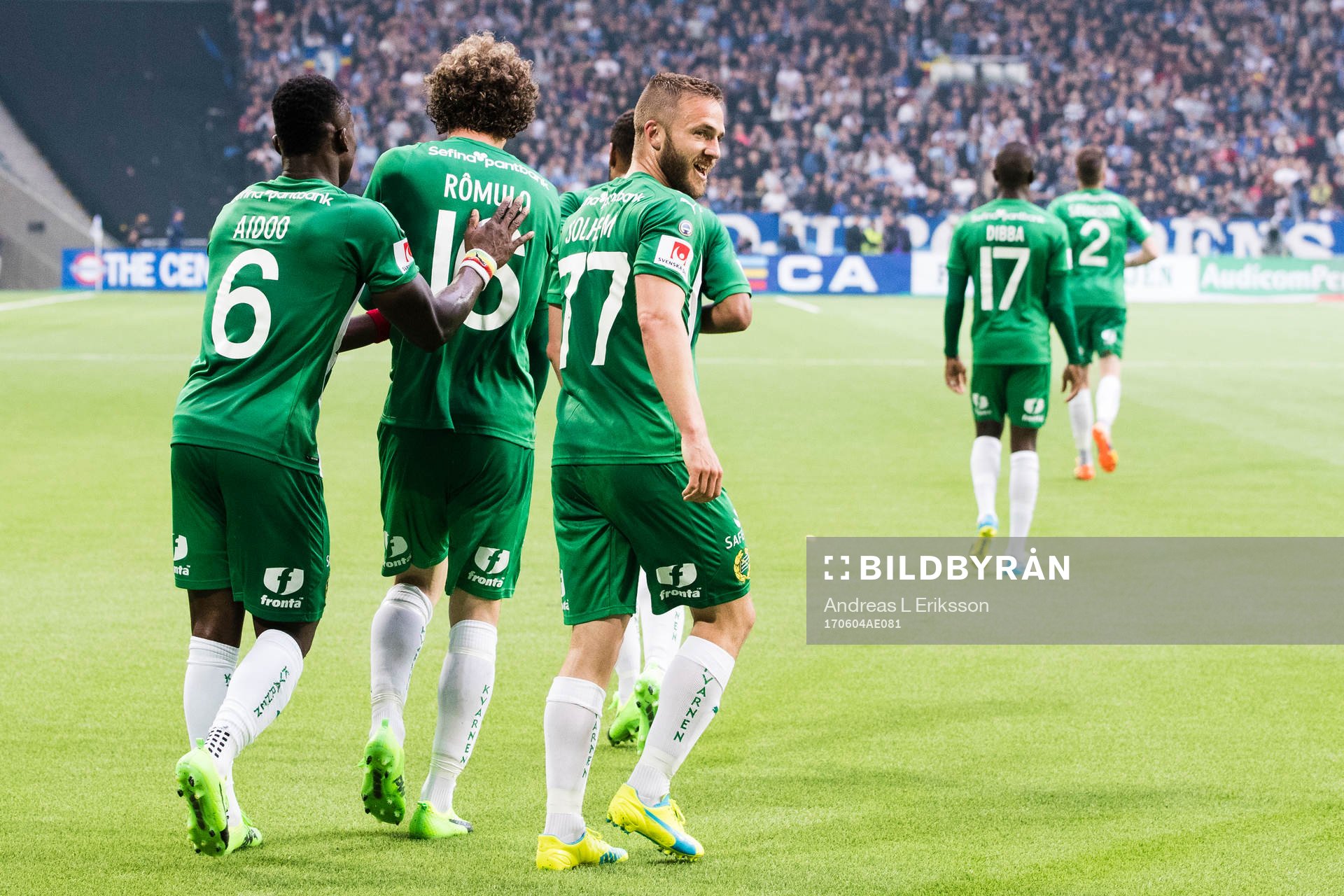 Hammarbys Joseph Aidoo, Romulo Cabral Pereira Pinto och