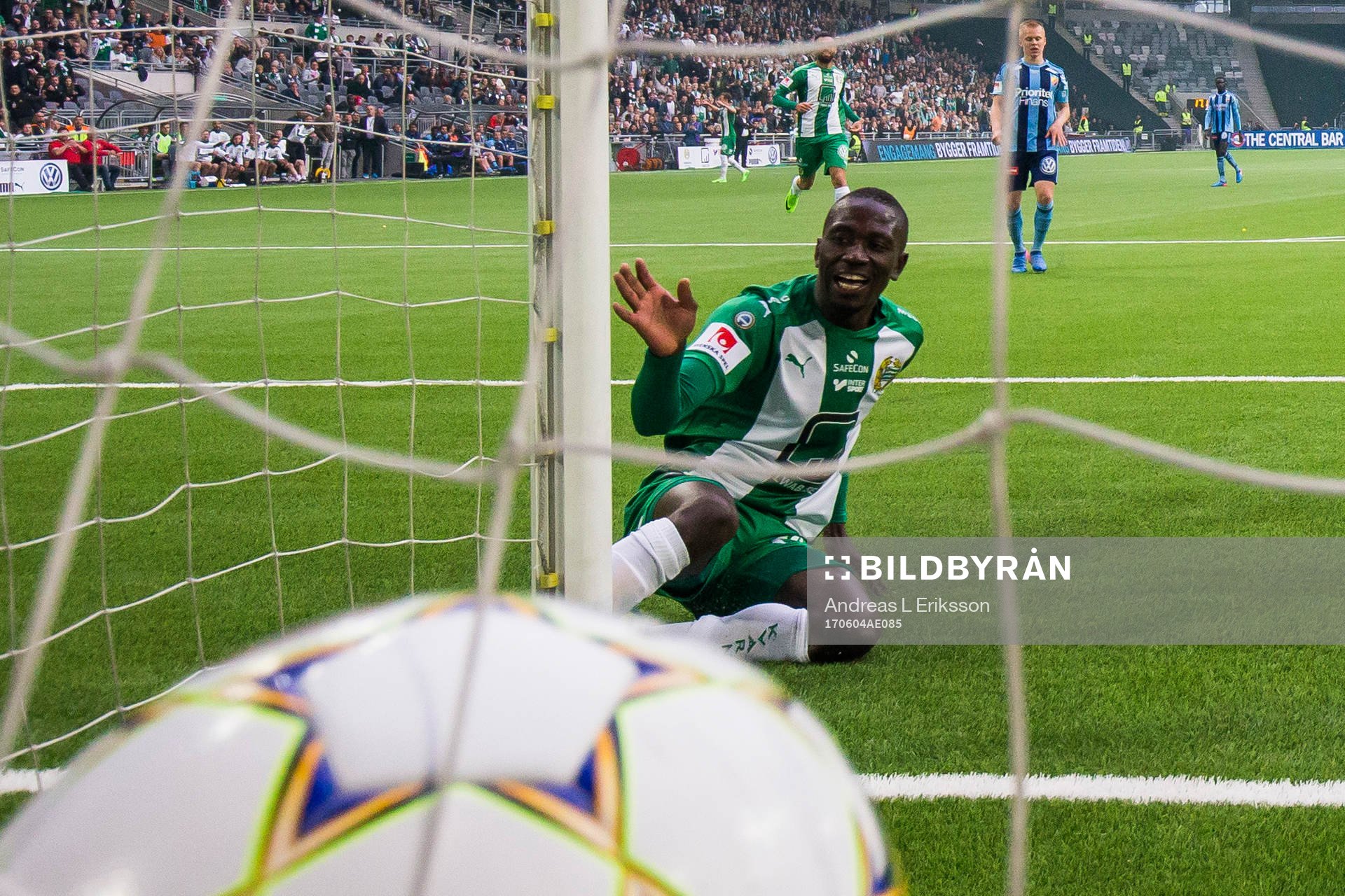 Hammarbys Pa Amat Dibba gör 3-1 för Hammarby