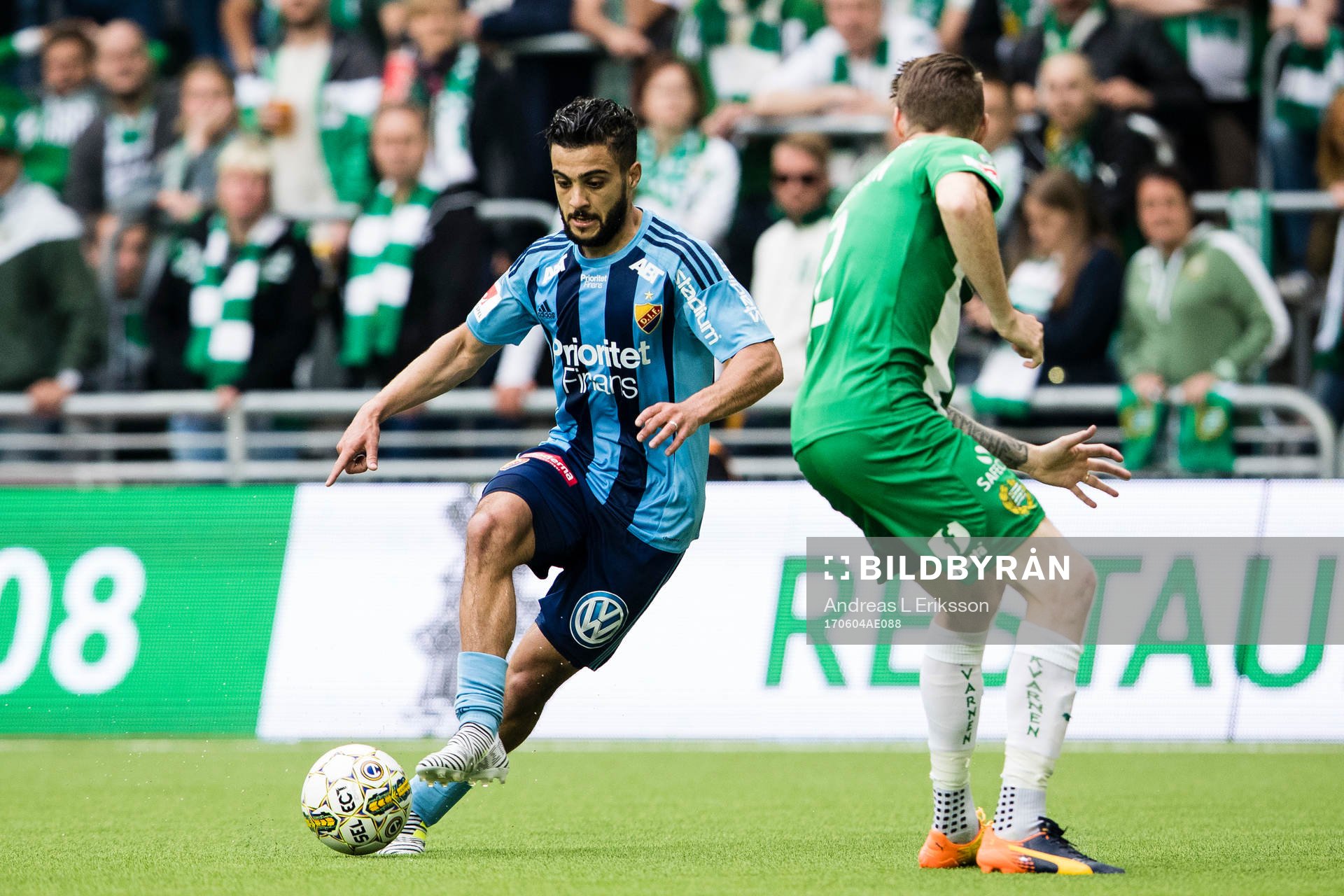 Djurgårdens Othman El Kabir utmanar Hammarbys Birkir Már