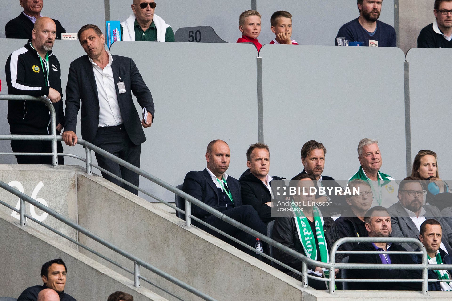 Hammarbys vd Henrik Kindlund, scoutingansvarige Mikael