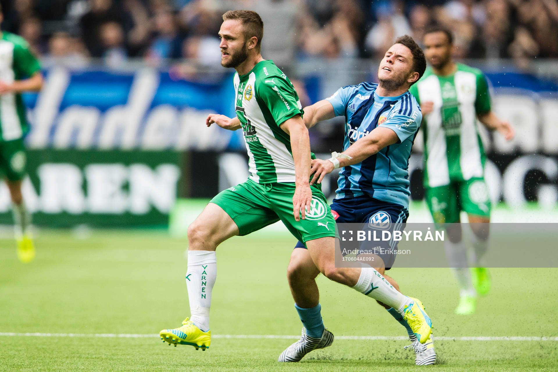 Hammarbys Imad Khalili och Djurgårdens Kerim Mrabti
