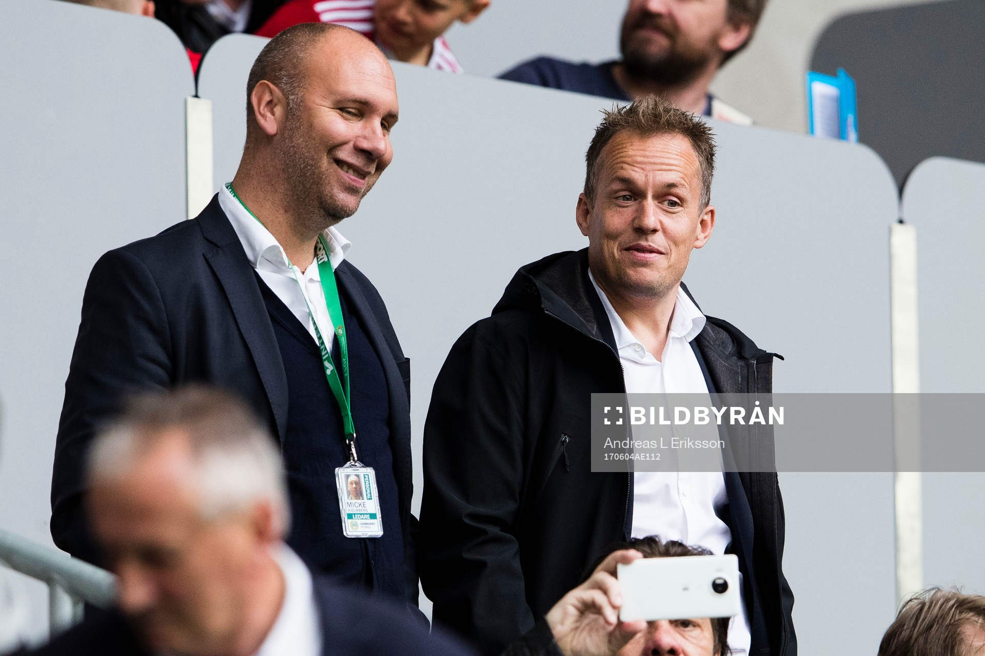 Hammarbys scoutingansvarige Mikael Hjelmberg och tränare