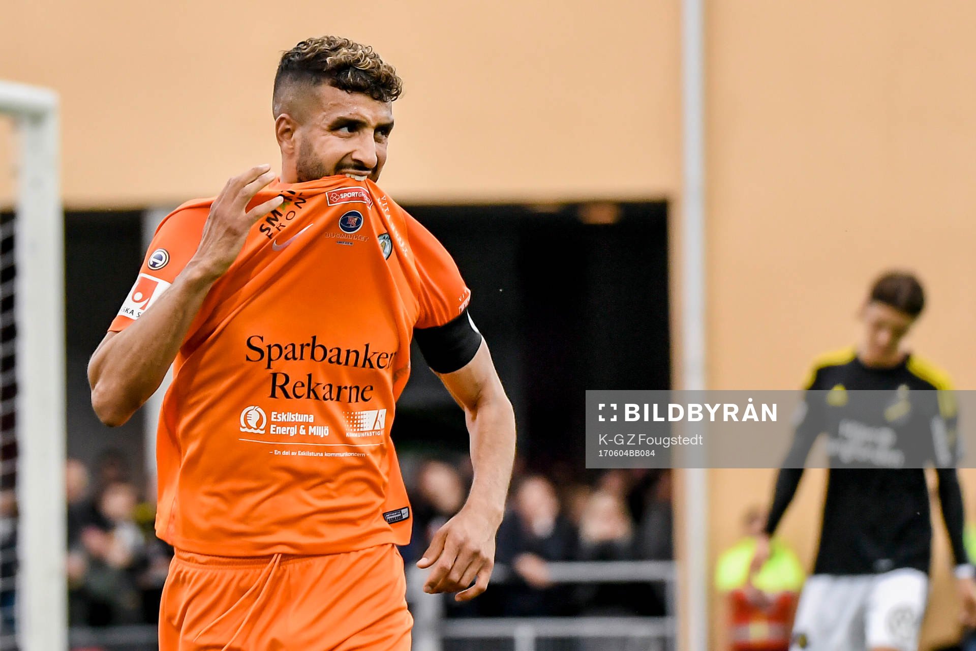 AFC Eskilstunas Omar Eddahri jublar