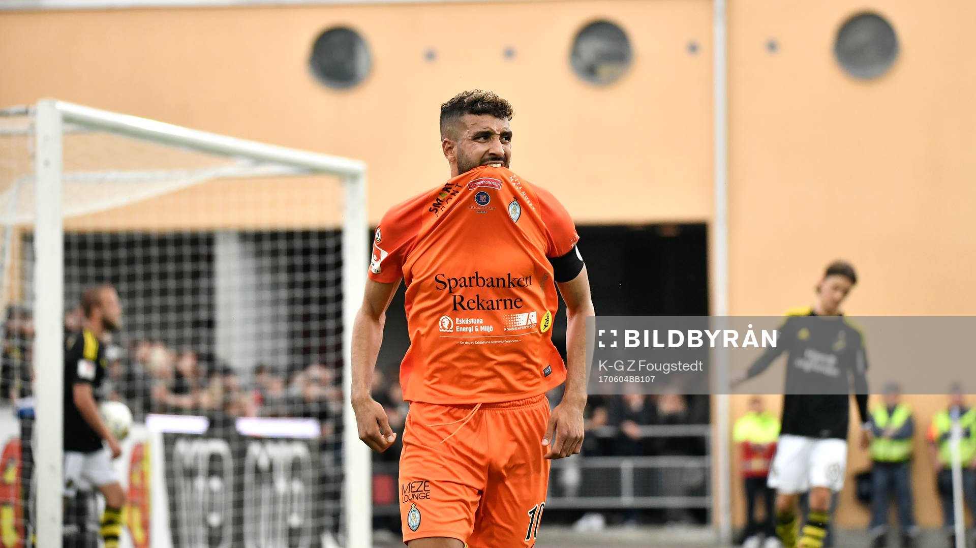 AFC Eskilstunas Omar Eddahri jublar