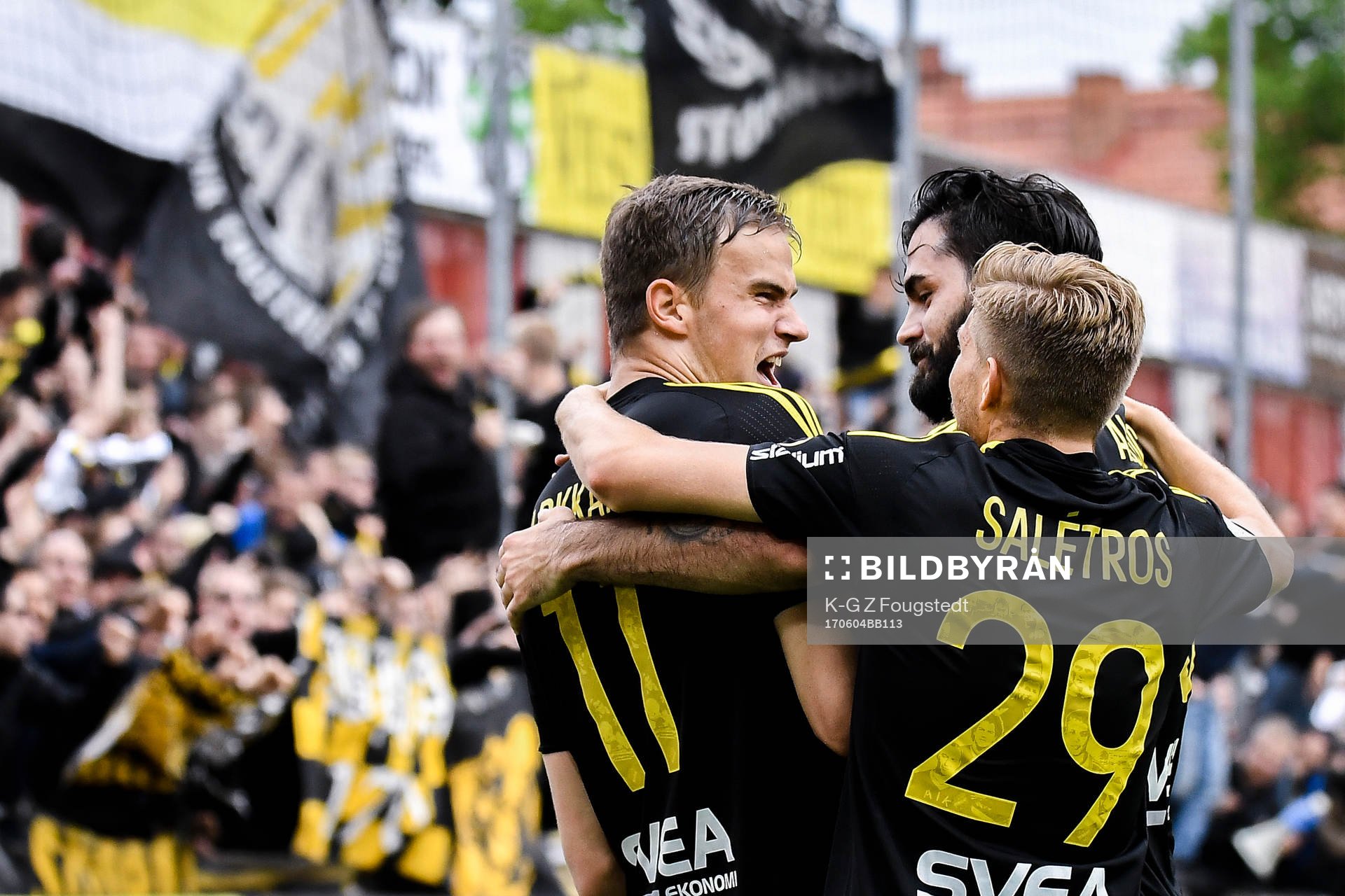s Eero Markkanen, Denni Avdic och Anton Jönsson Salétros