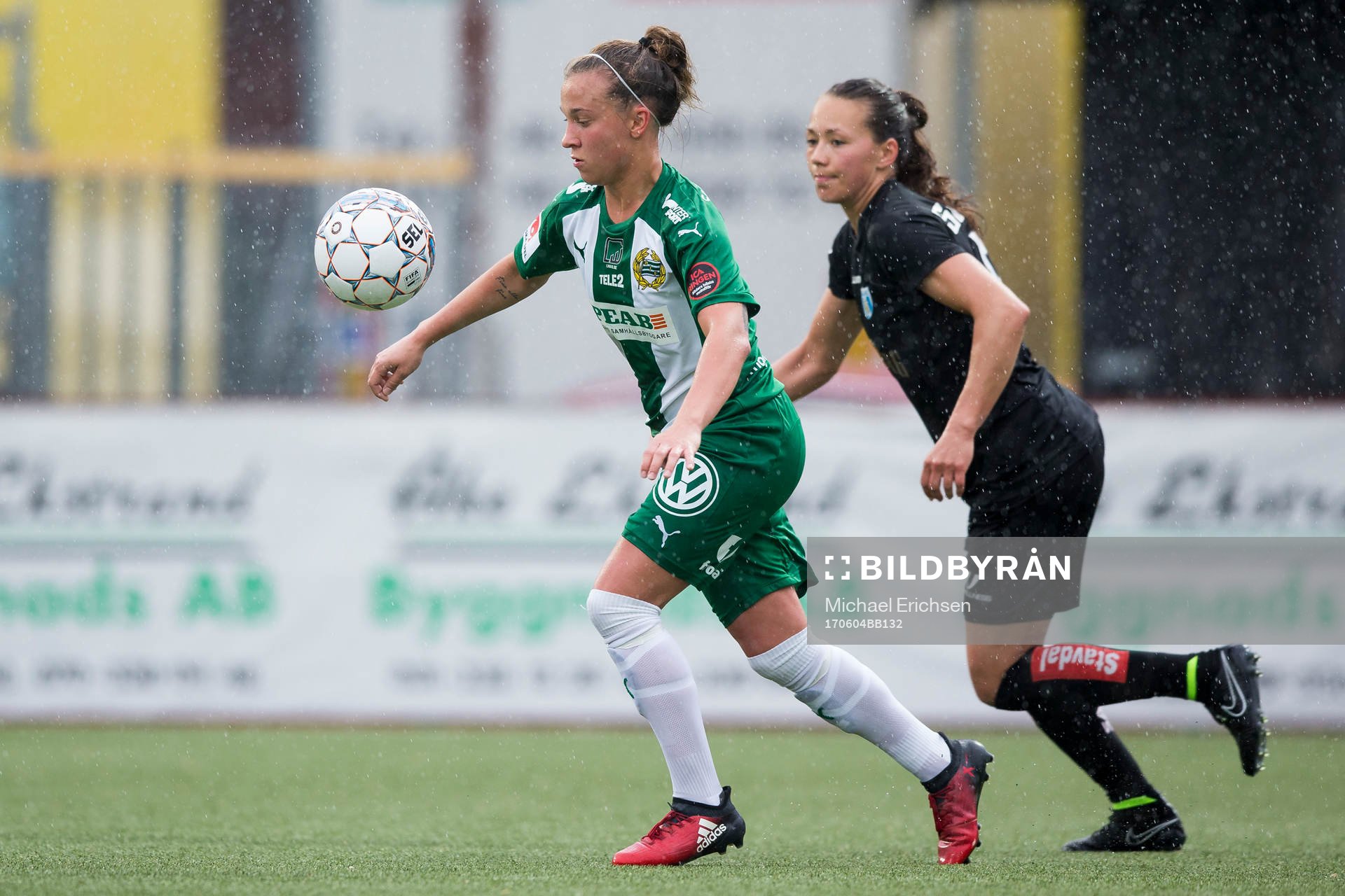 4 Göteborgs Elin Landström mot Hammarbys Filippa Angeldal