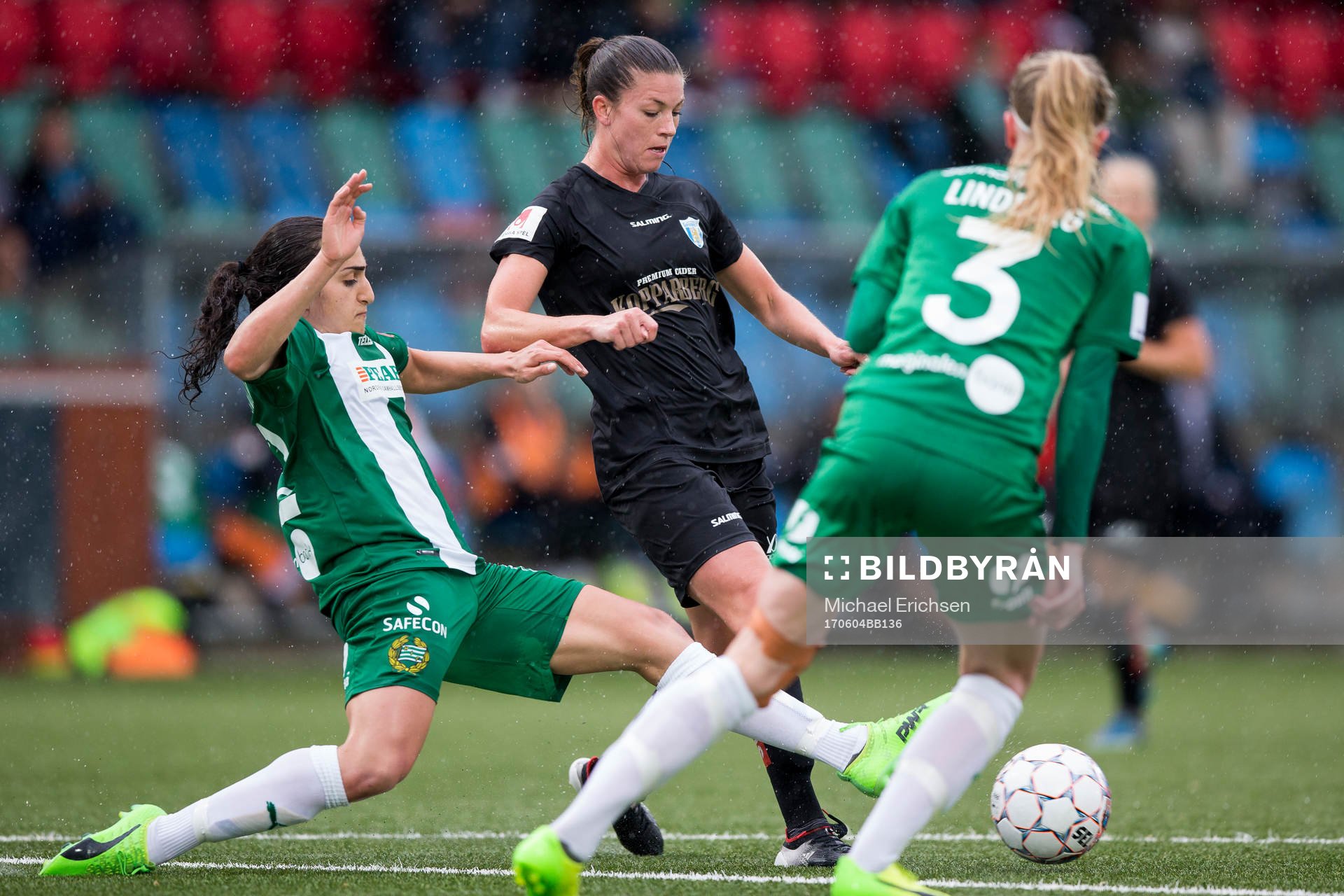 4 Göteborgs Pauline Hammarlund mot Hammarbys Sejde