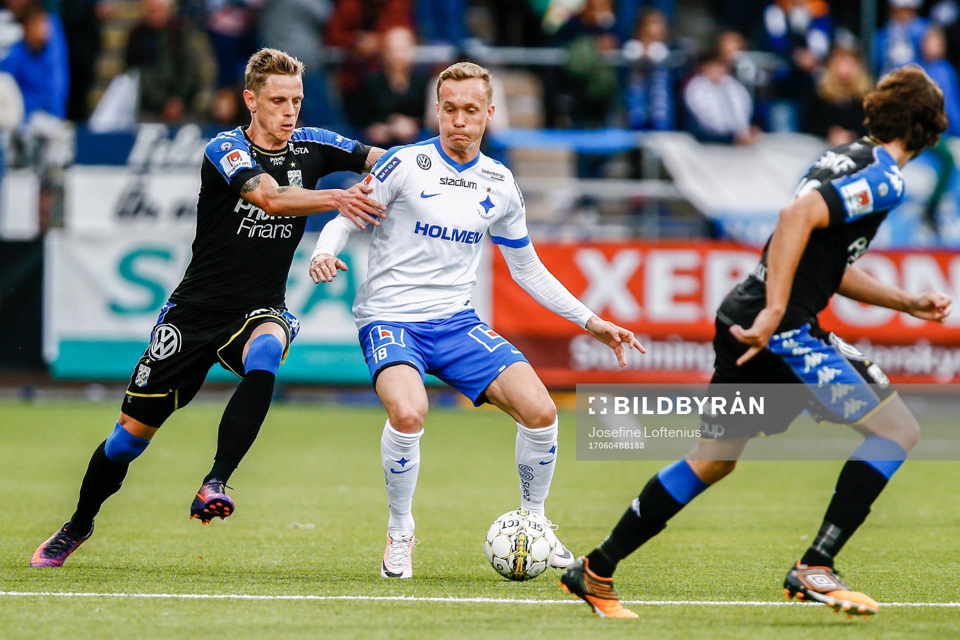 IFK Göteborgs Sören Rieks och Norrköpings Gudmundur